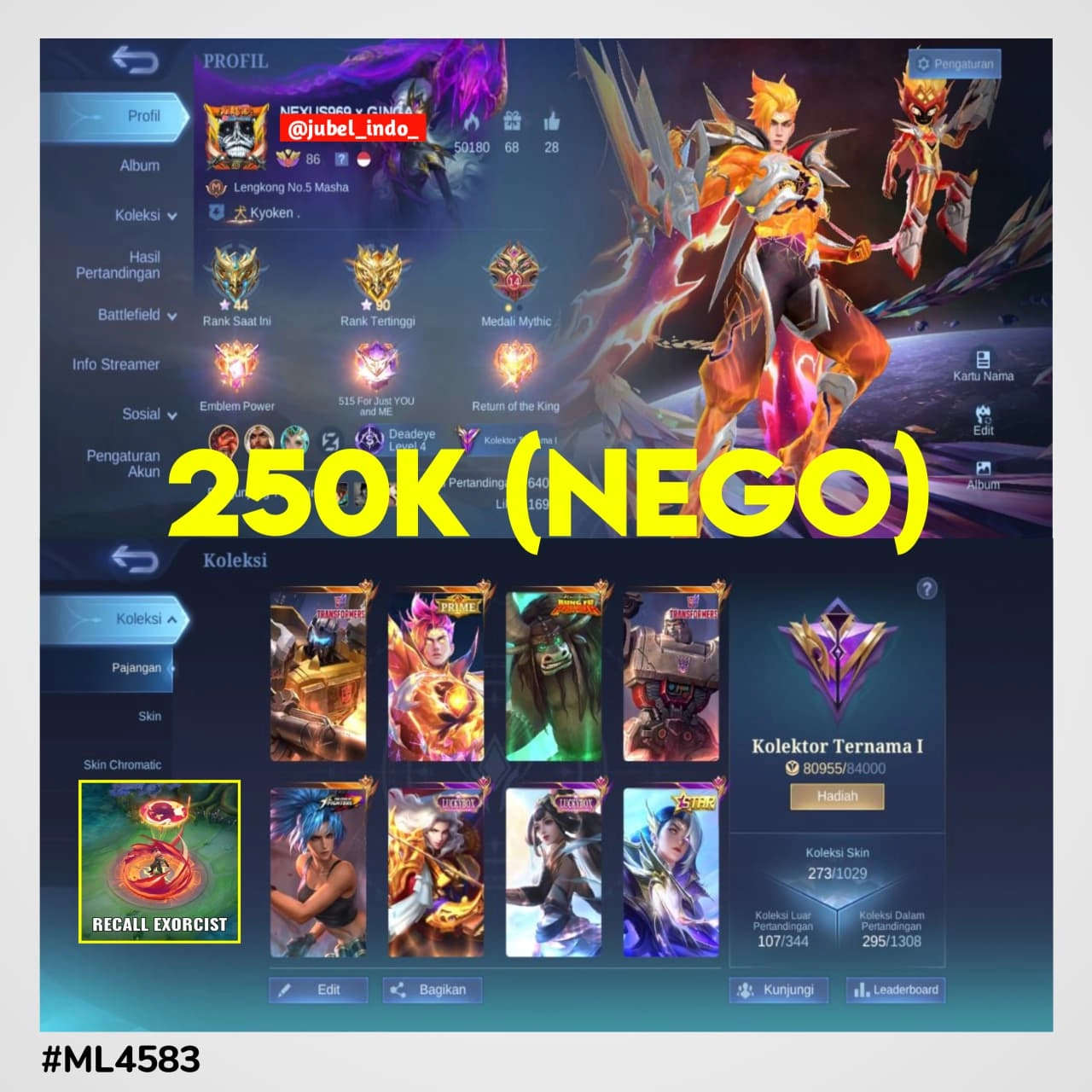 STOK ML #ML4583