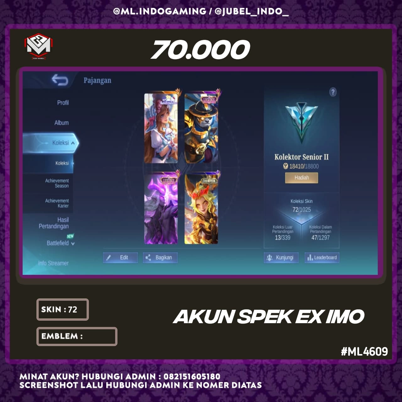 STOK ML #ML4609