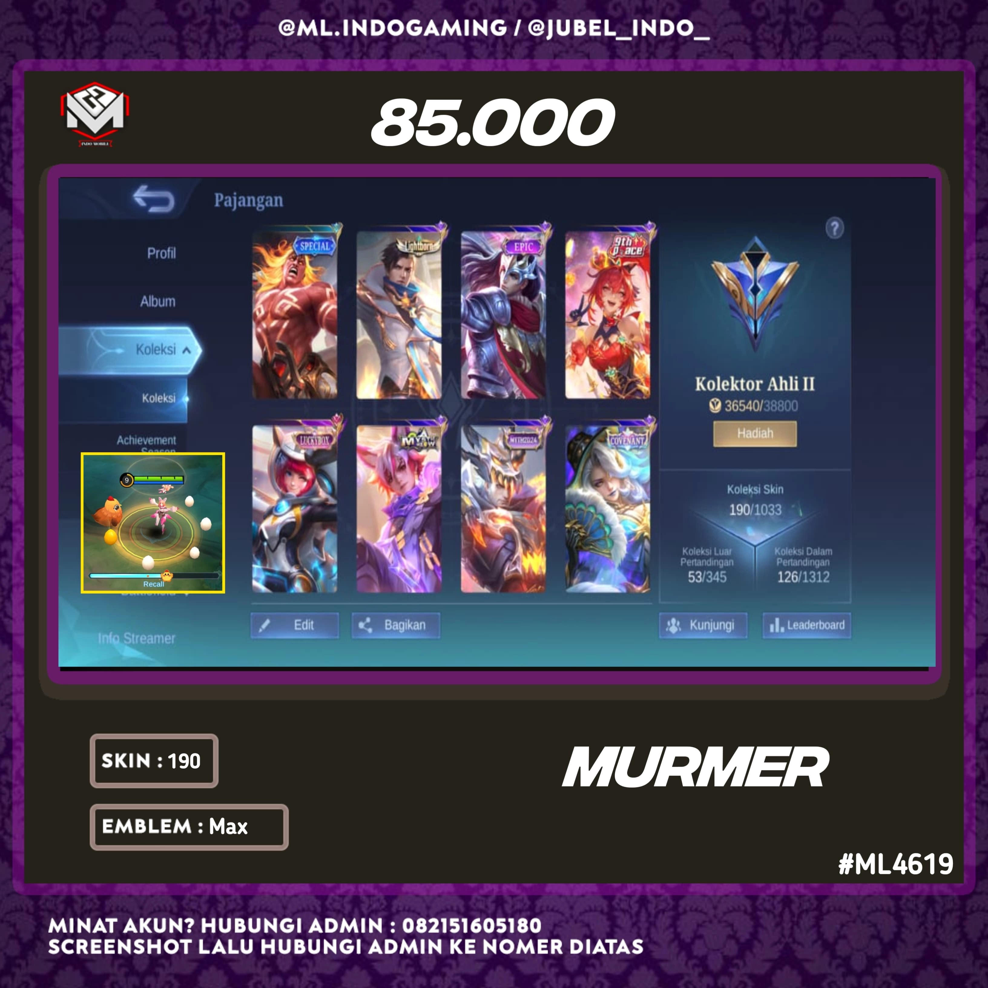STOK ML #ML4619