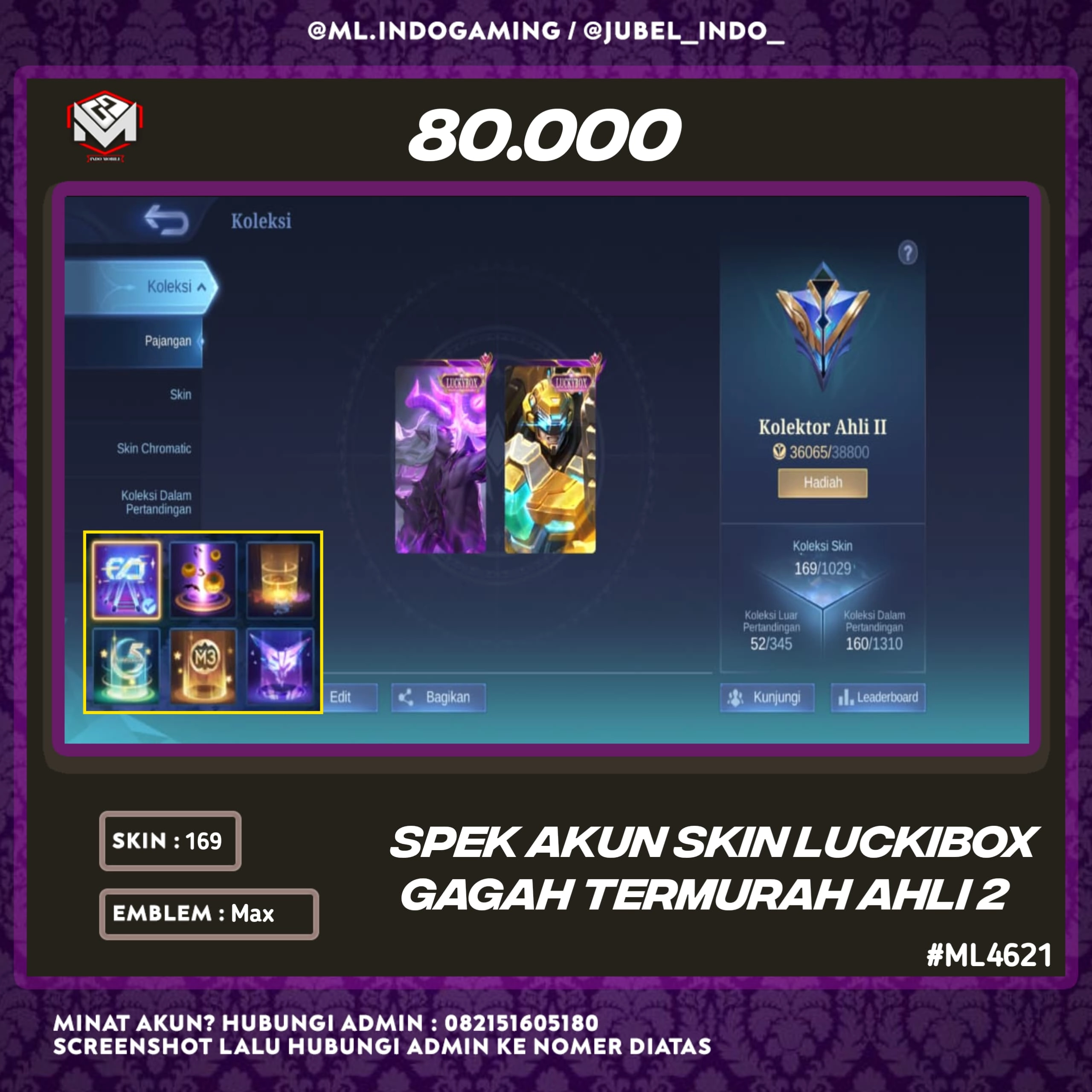 STOK ML #ML4621