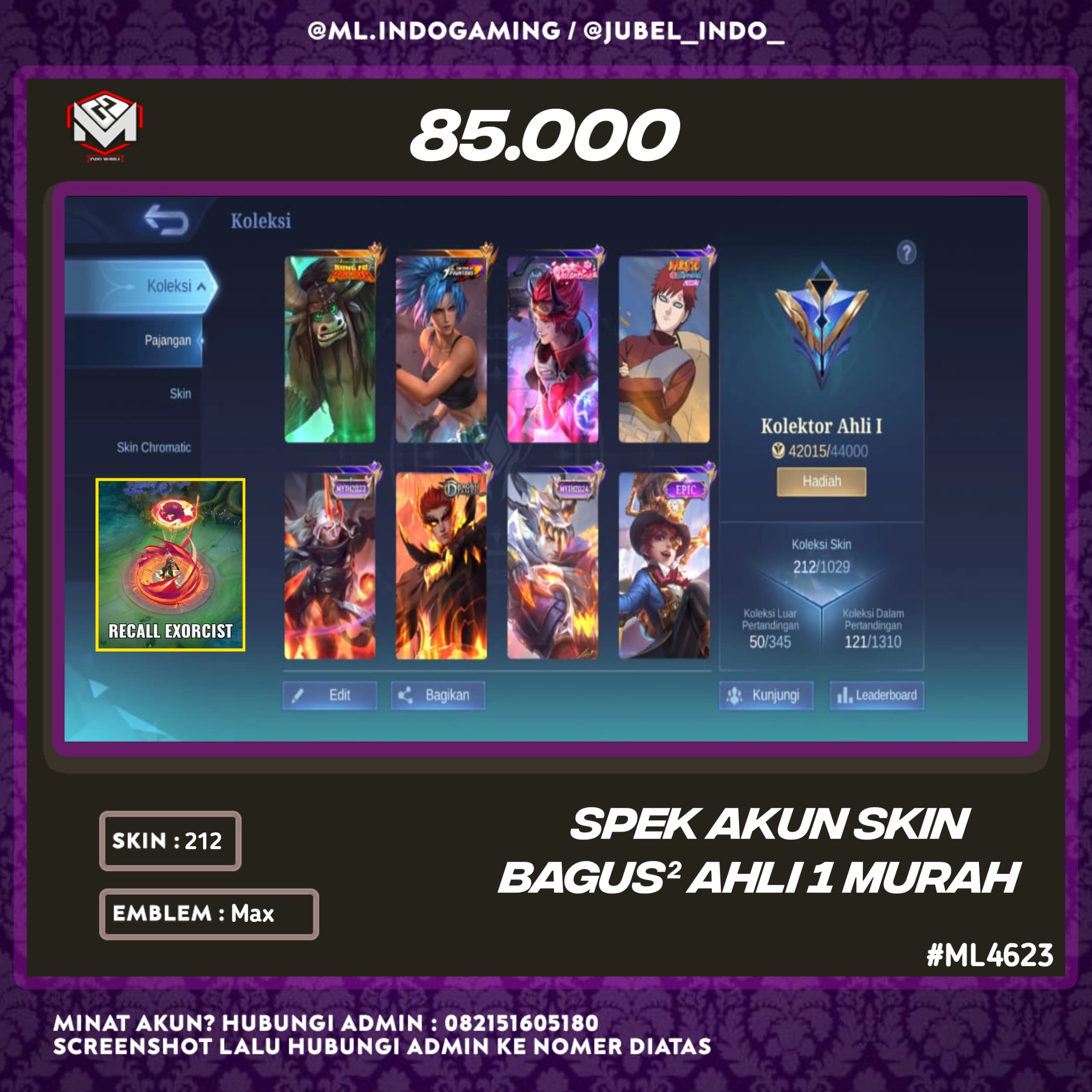 STOK ML #ML4623