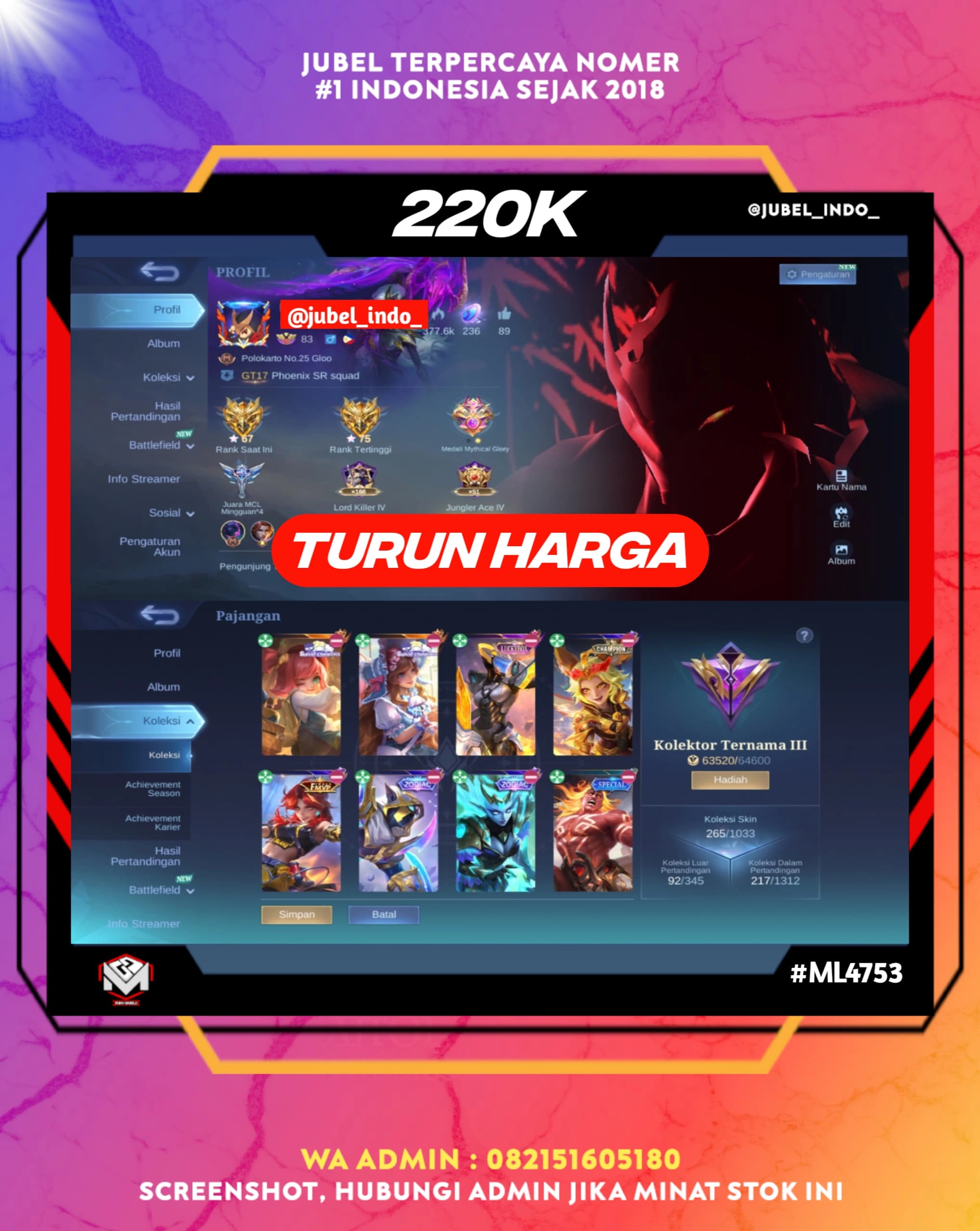 STOK ML #ML4753