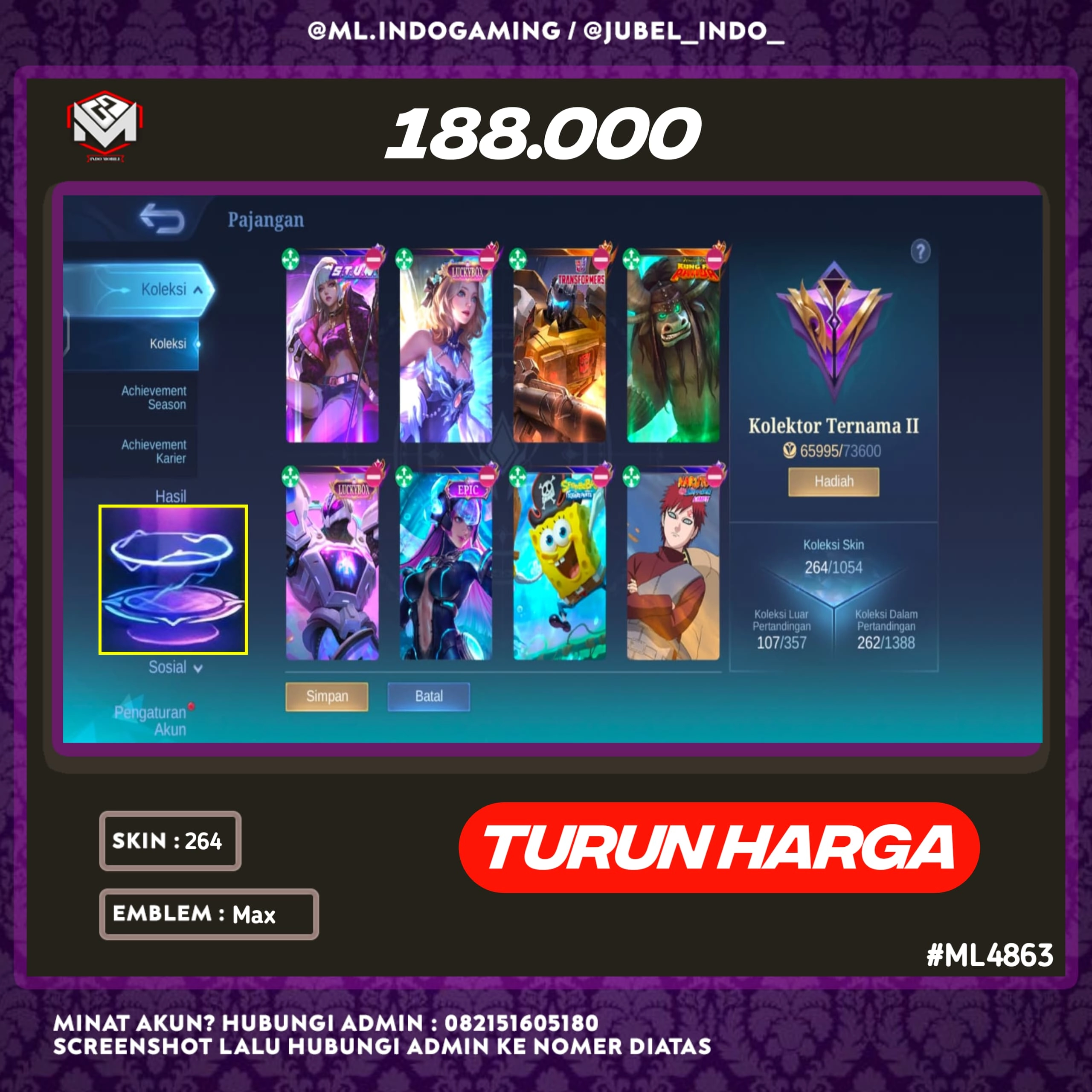 STOK ML #ML4863