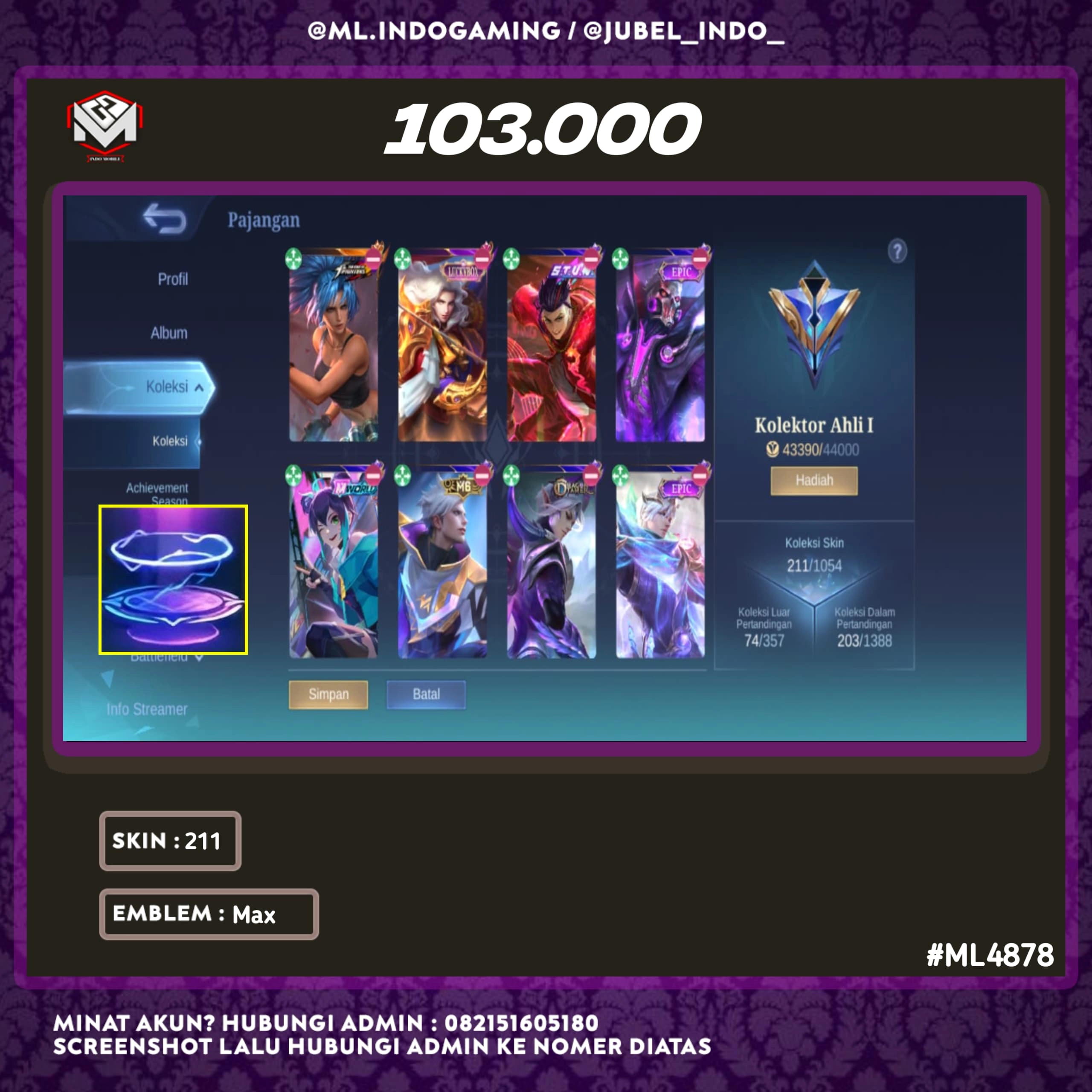 STOK ML #ML4878