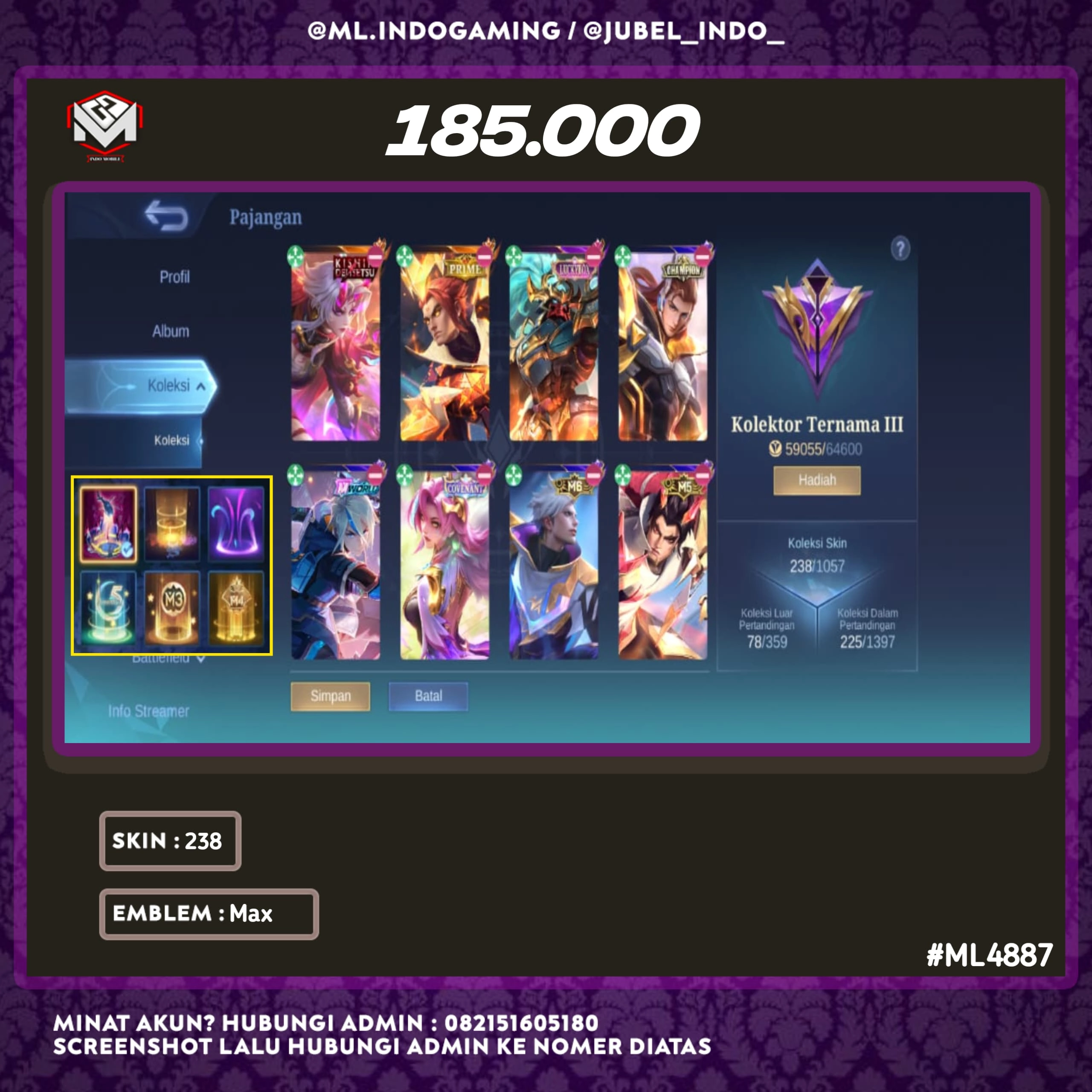 STOK ML #ML4887