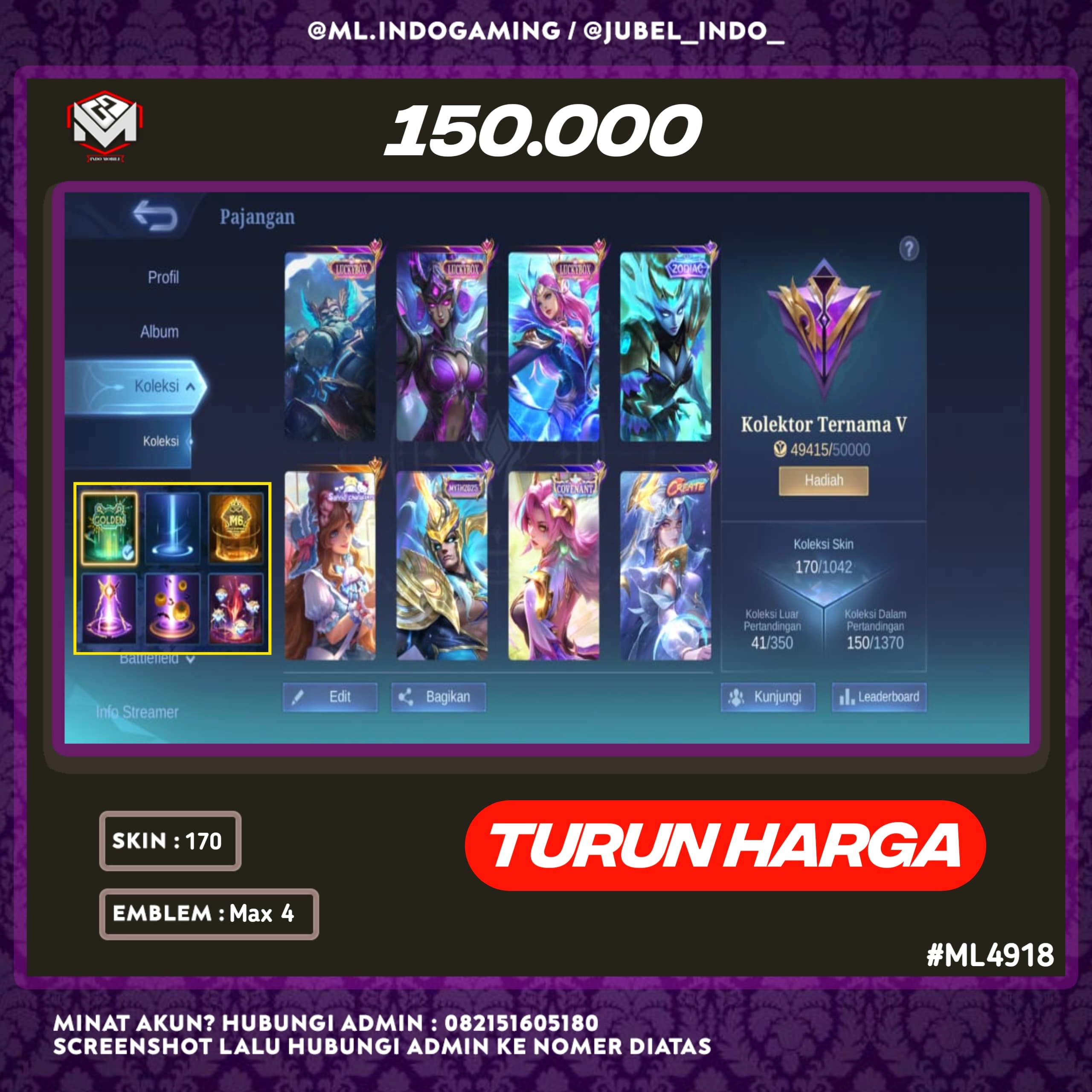 STOK ML #ML4918