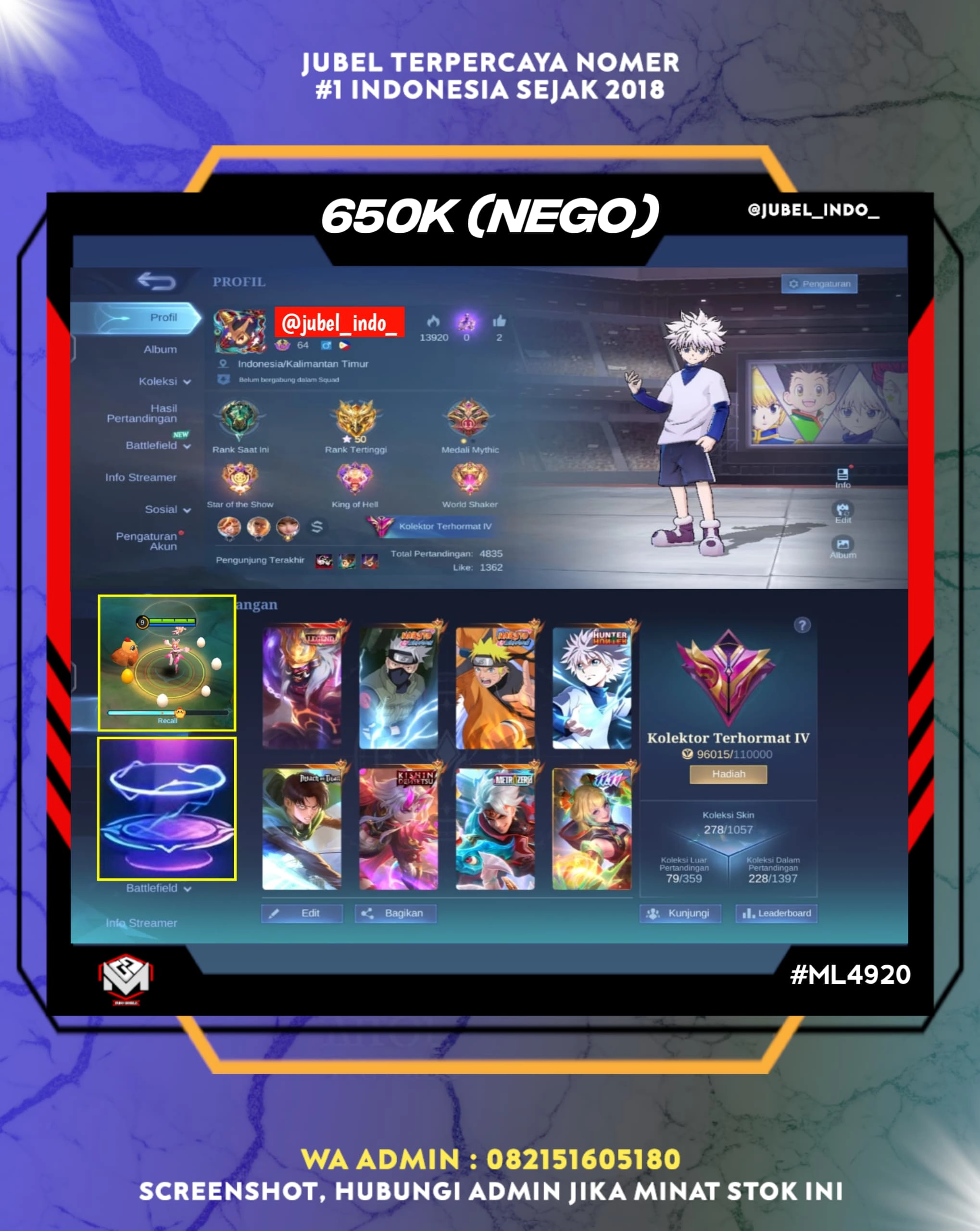 STOK ML #ML4920