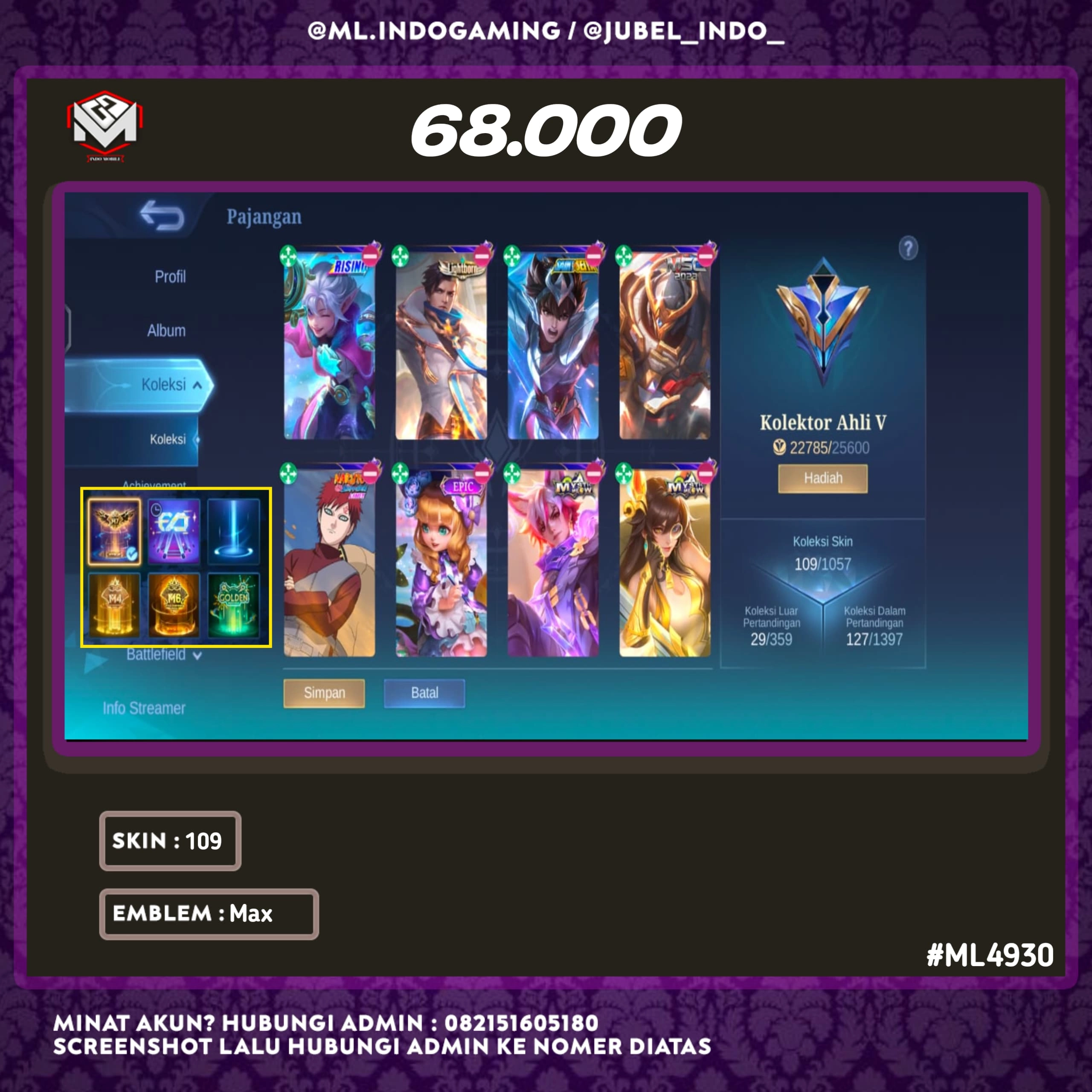 STOK ML #ML4930