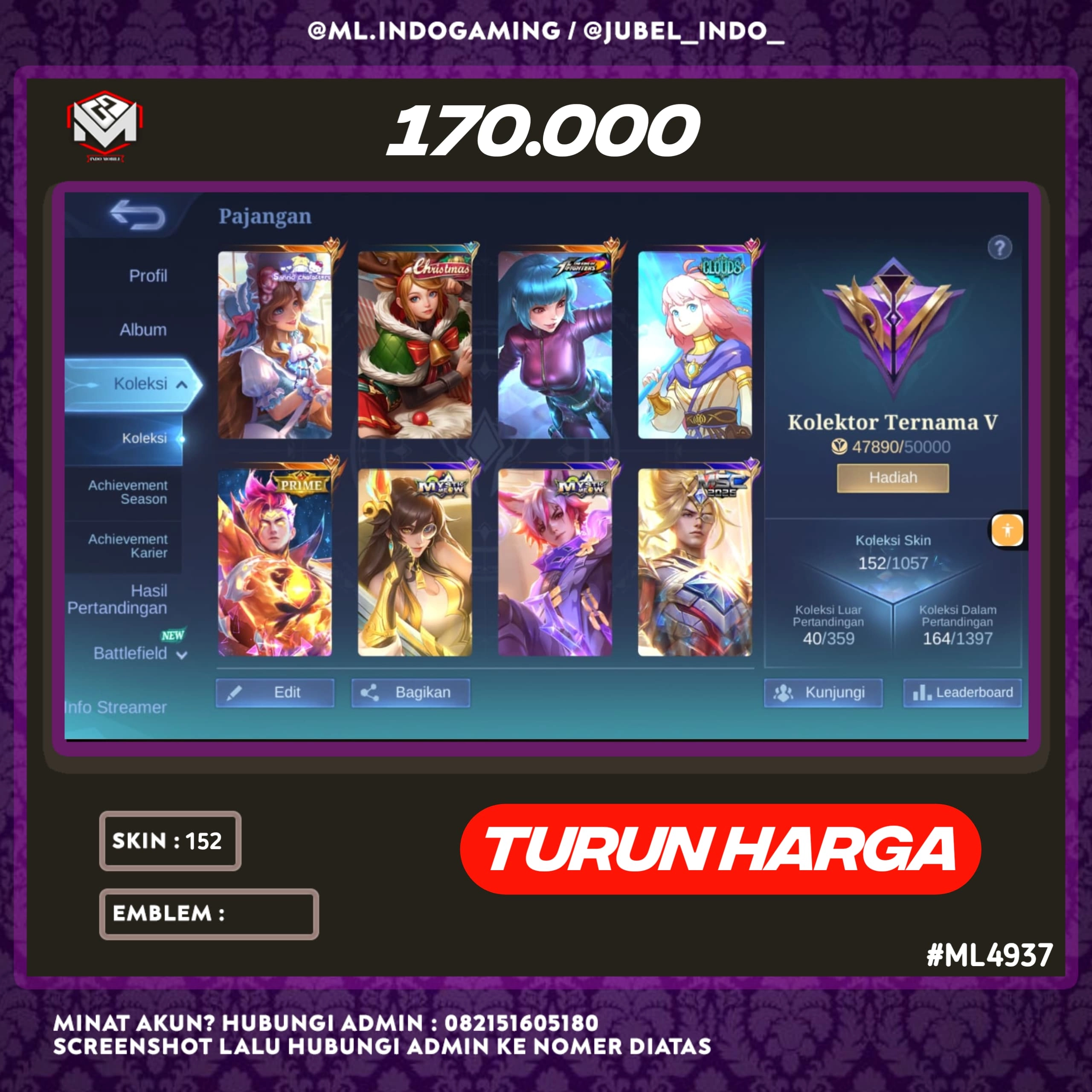 STOK ML #ML4937