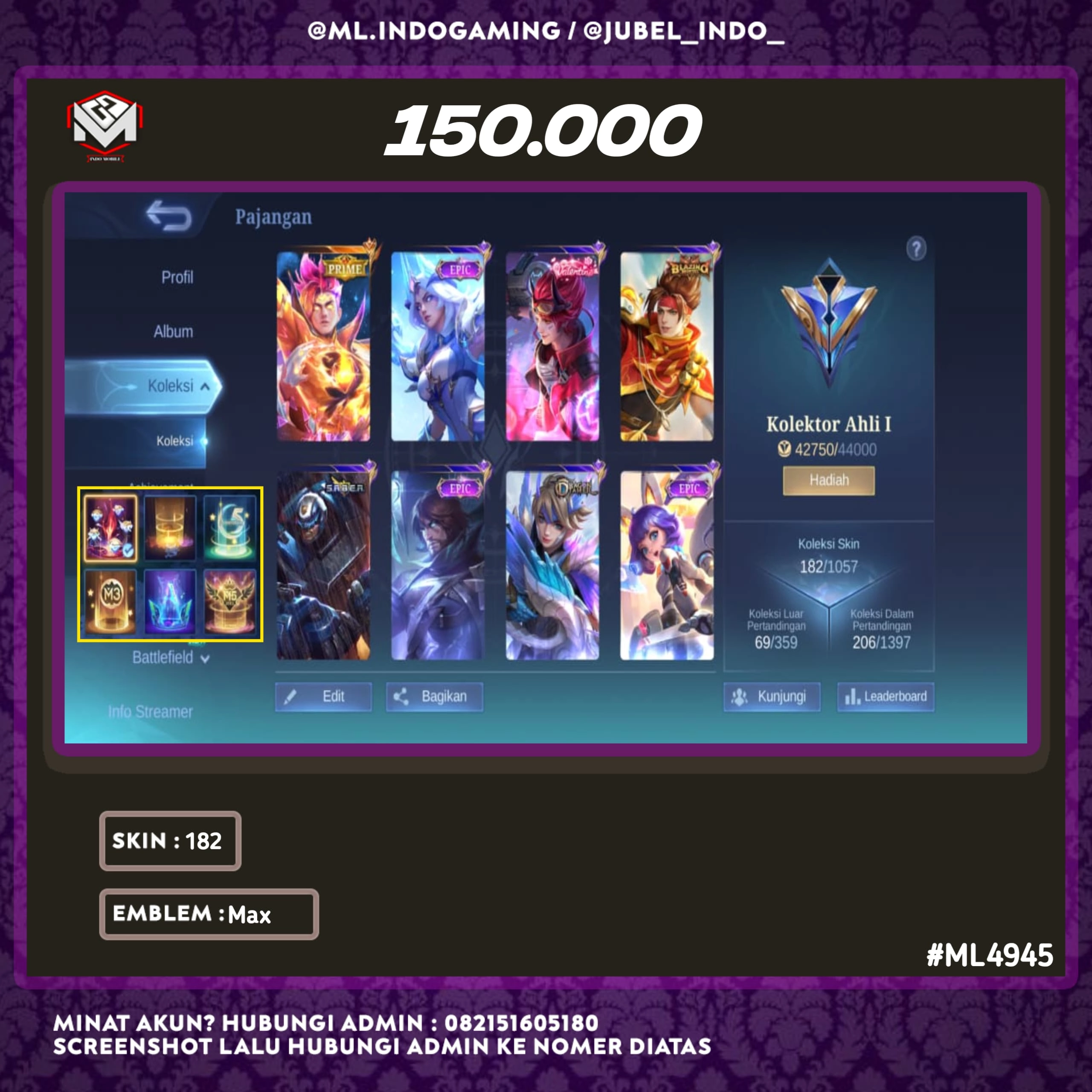 STOK ML #ML4945