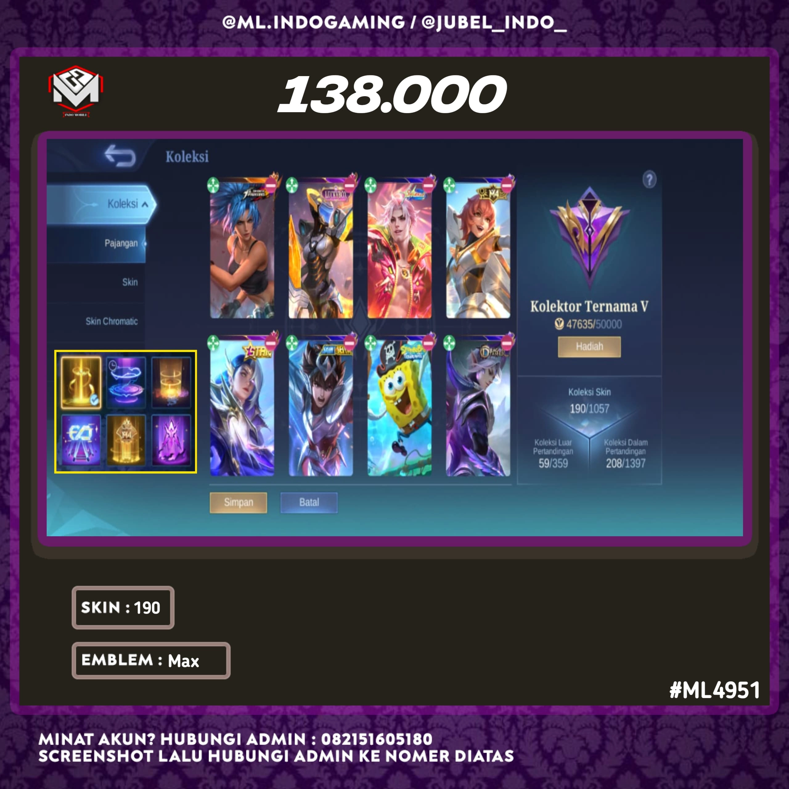 STOK ML #ML4951