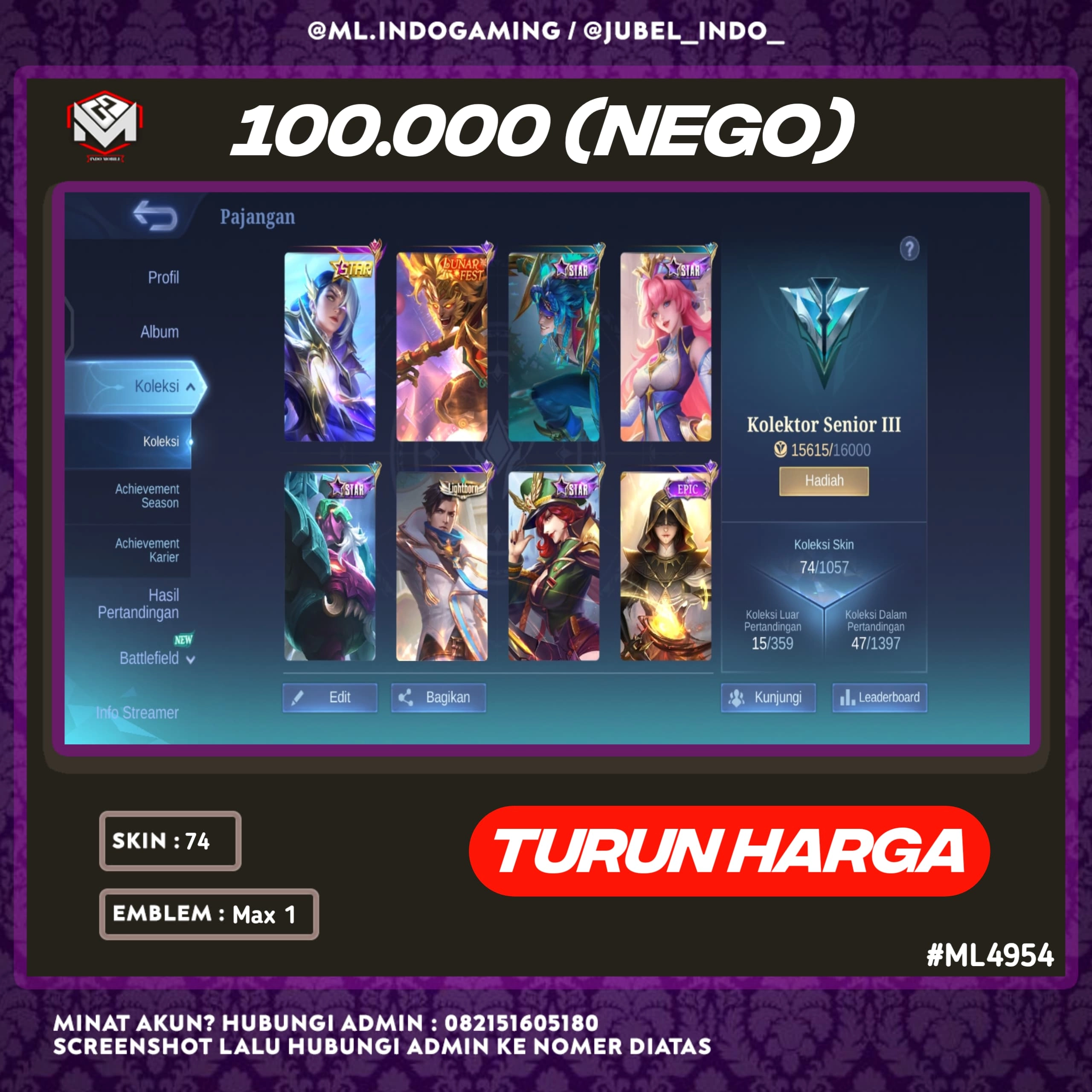 STOK ML #ML4954