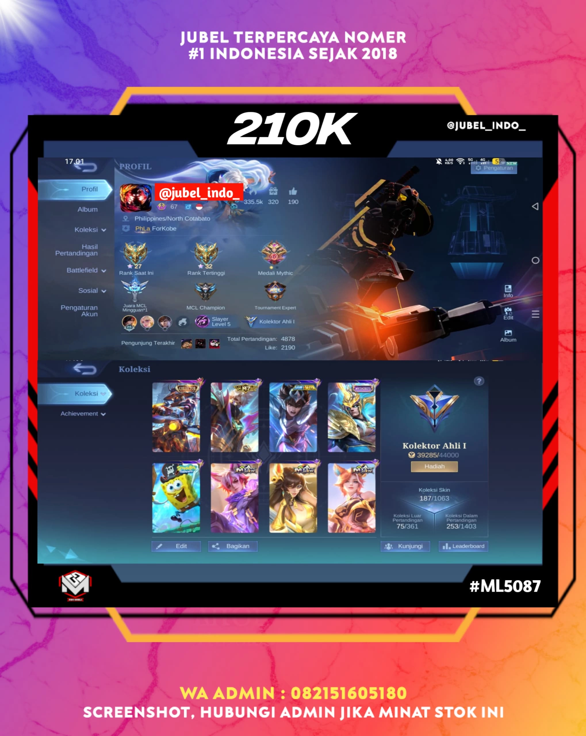 STOK ML #ML5087