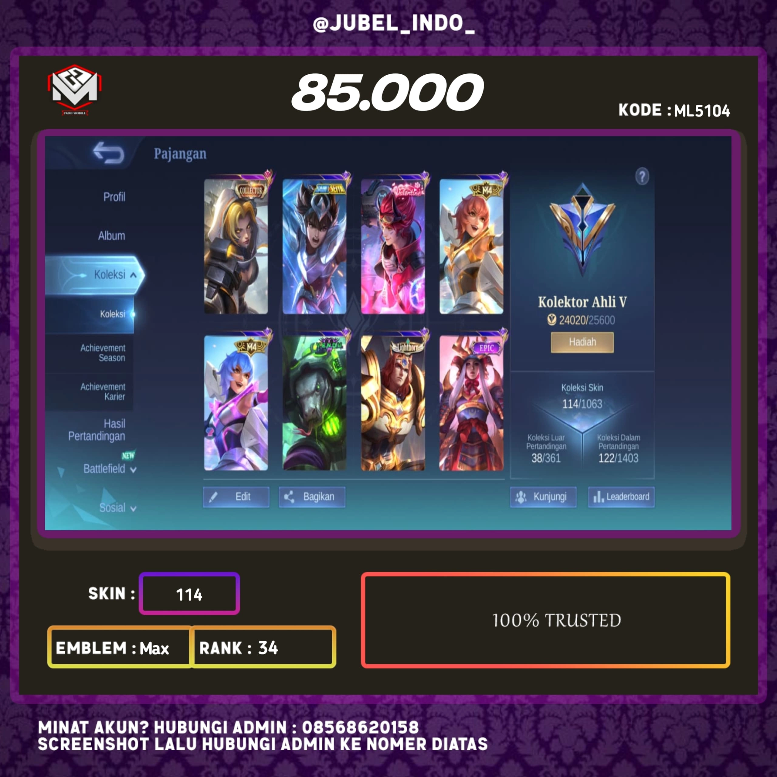 STOK ML #ML5104
