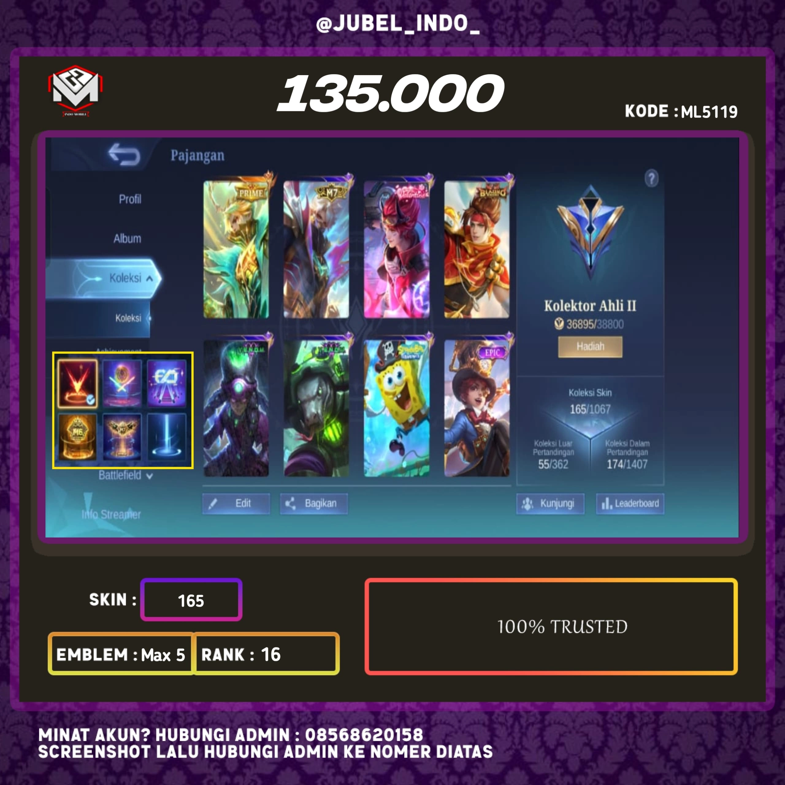 STOK ML #ML5119