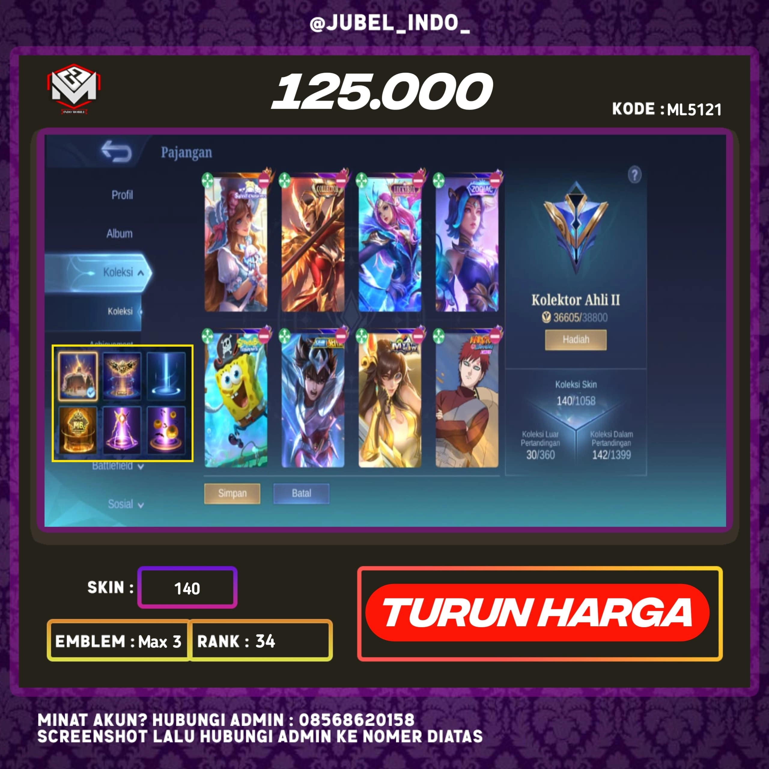 STOK ML #ML5121
