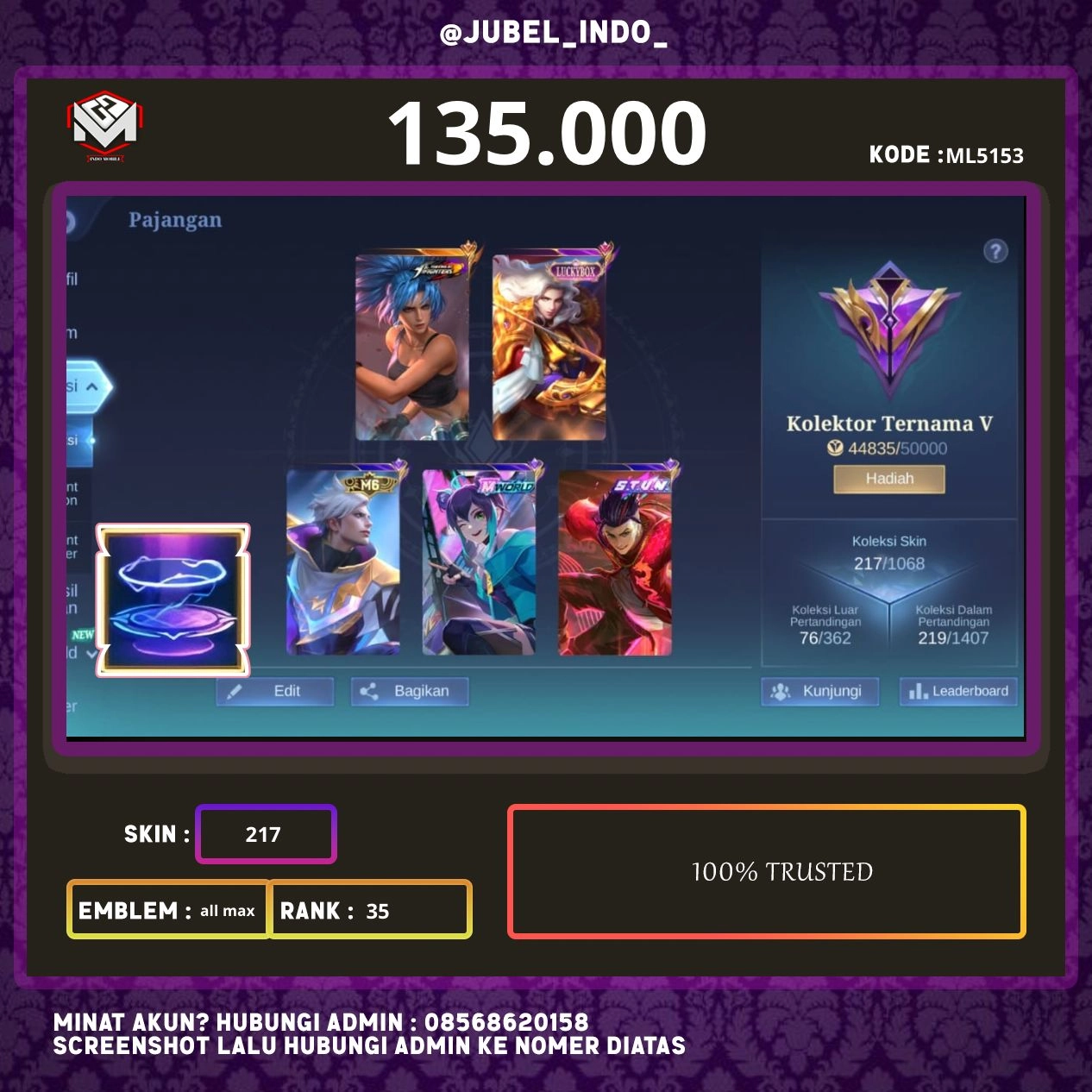 STOK ML #ML5153