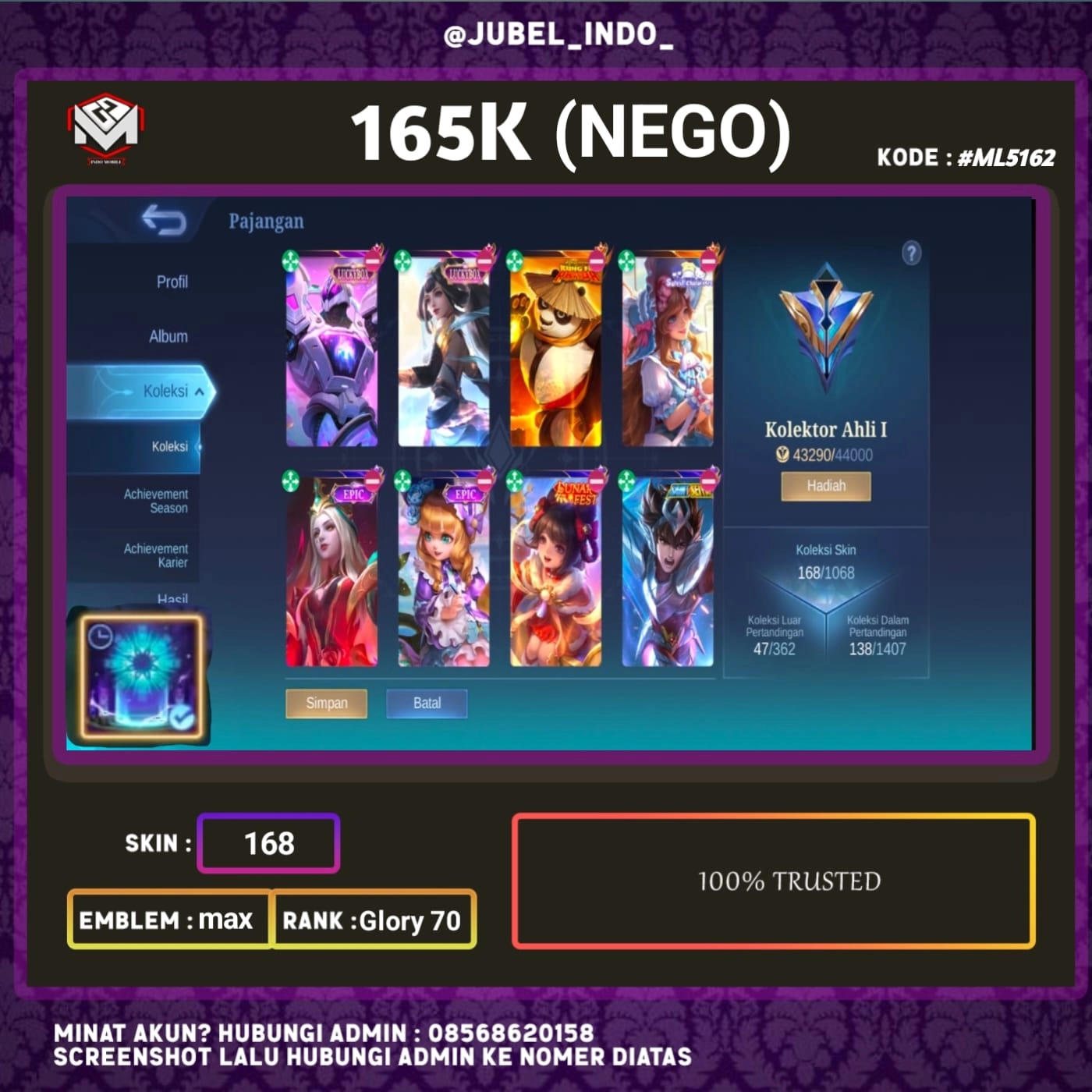 STOK ML #ML5162