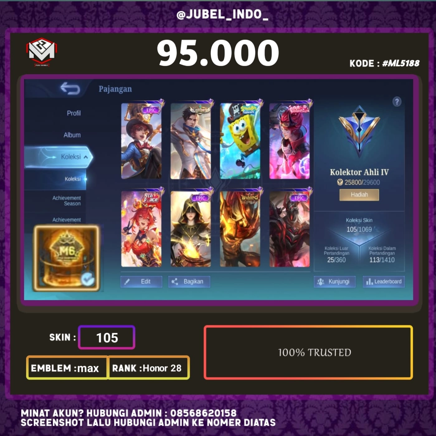 STOK ML #ML5188