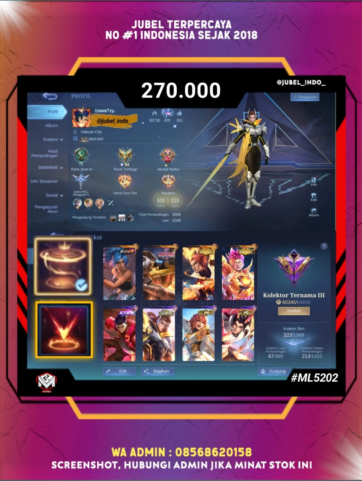 STOK ML #ML5202