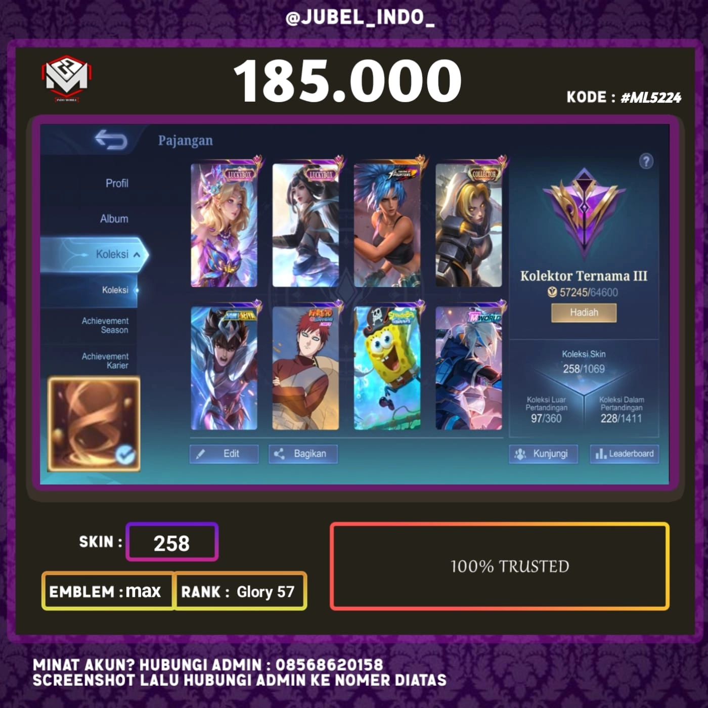 STOK ML #ML5224
