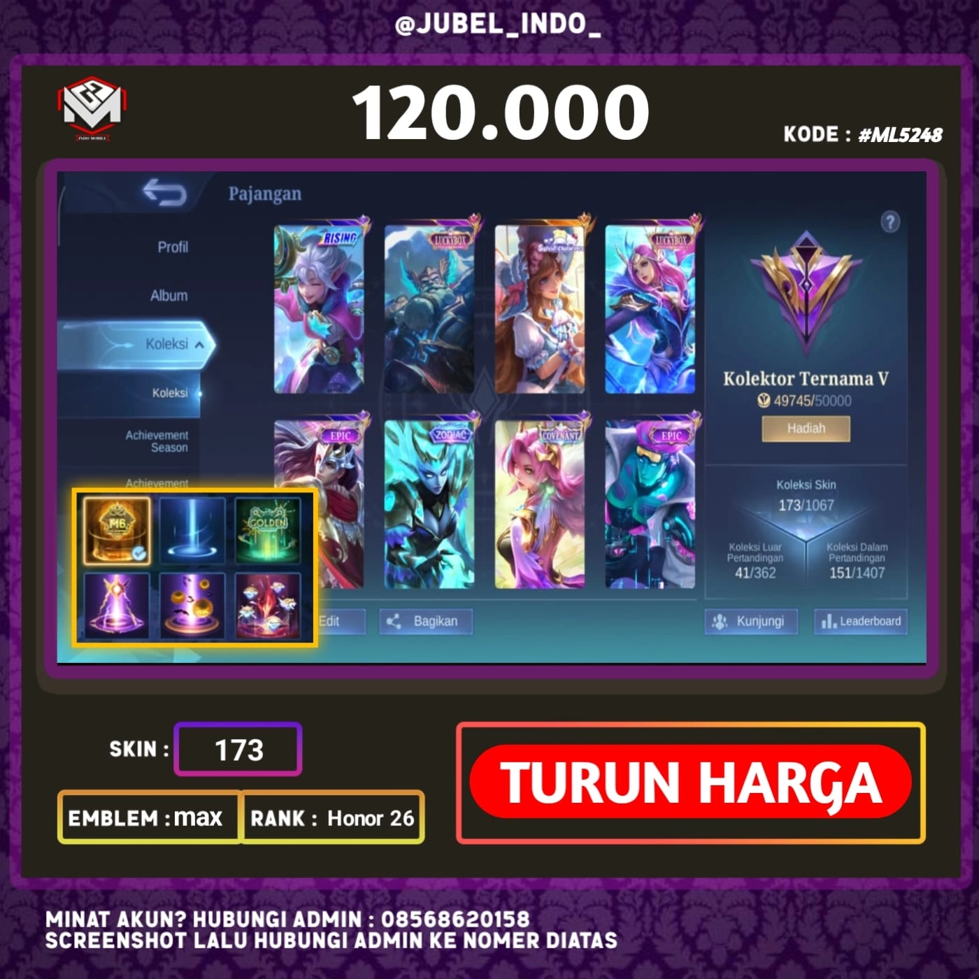 STOK ML #ML5248