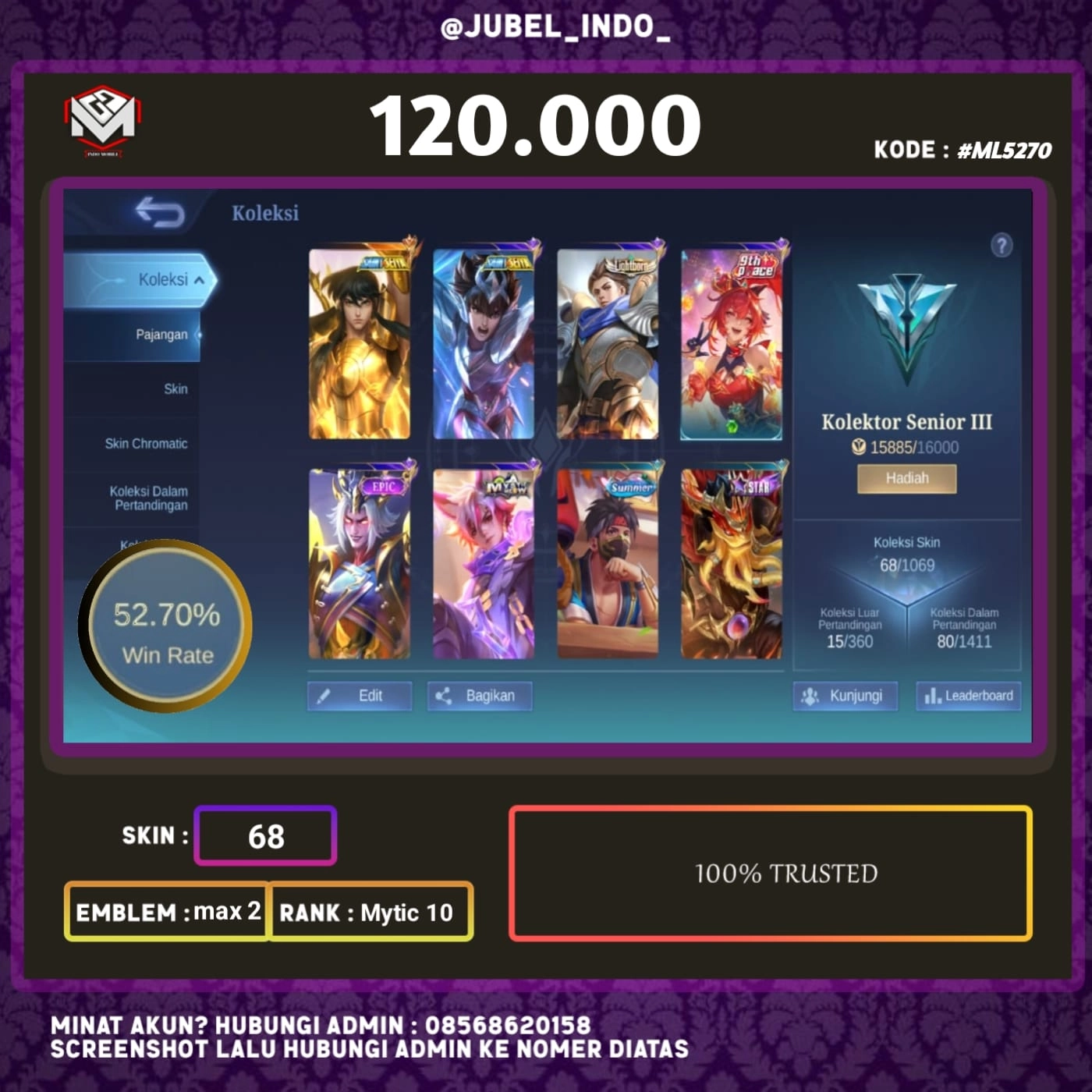 STOK ML #ML5270