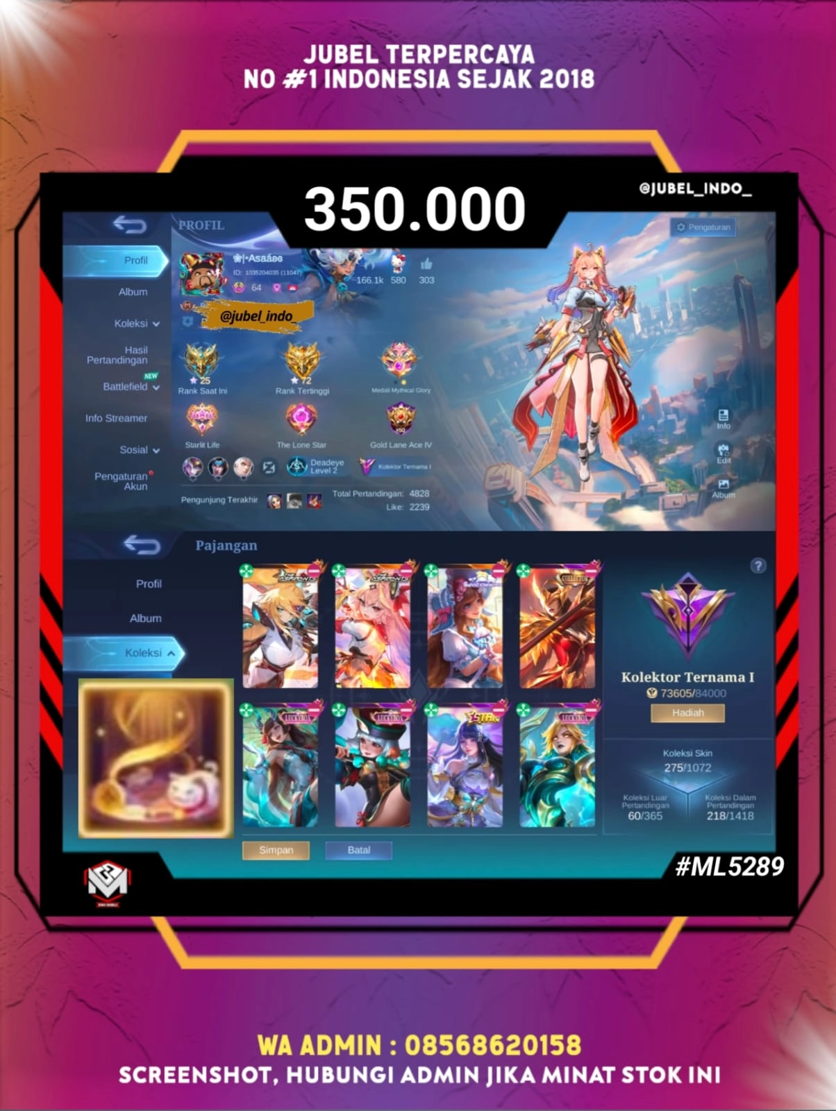 STOK ML #ML5289