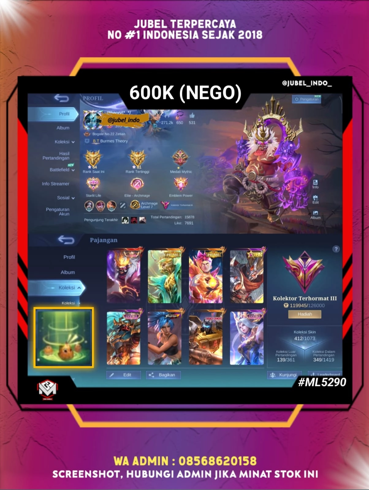 STOK ML #ML5290