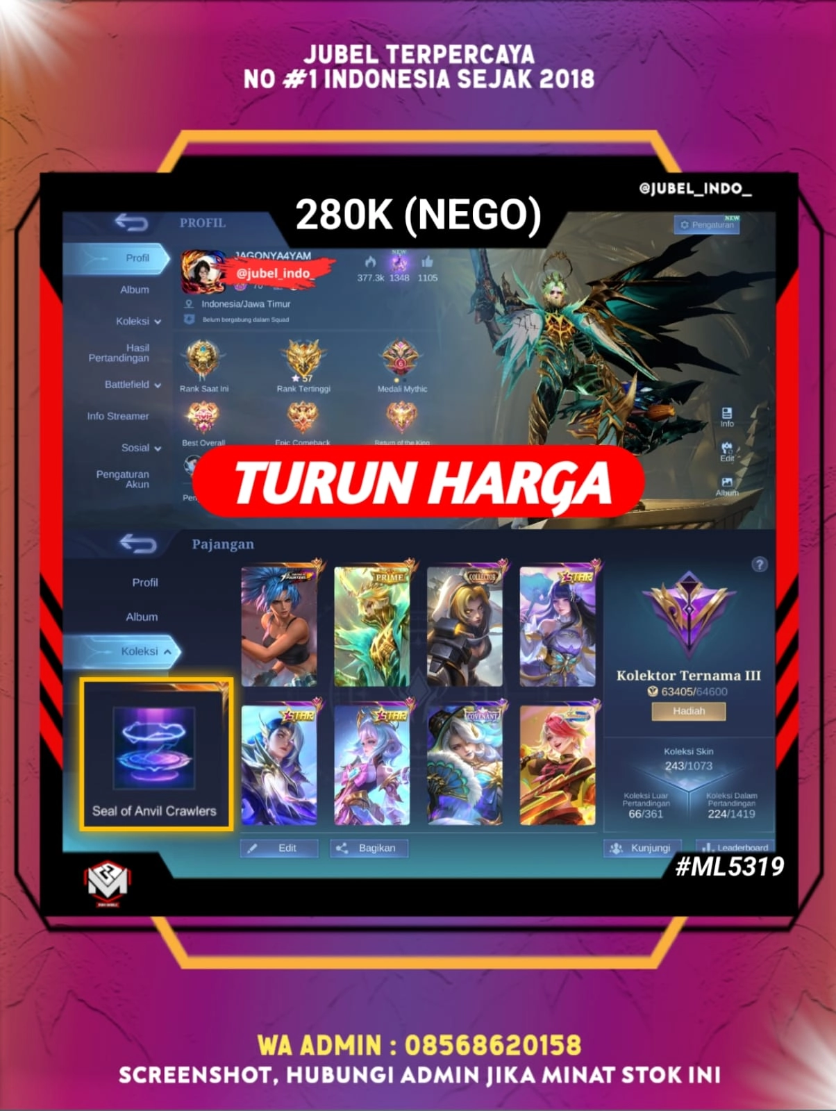 STOK ML #ML5319