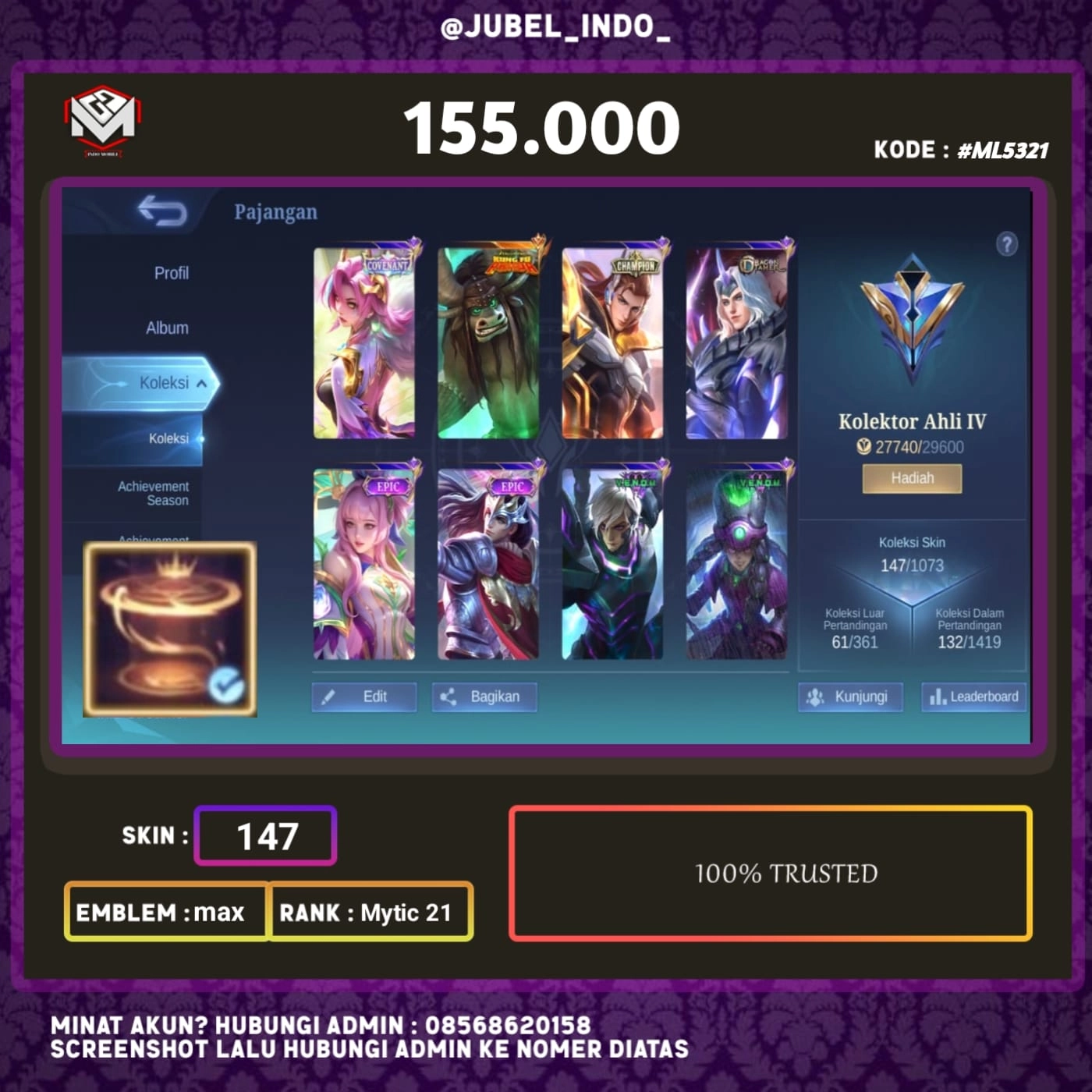STOK ML #ML5321