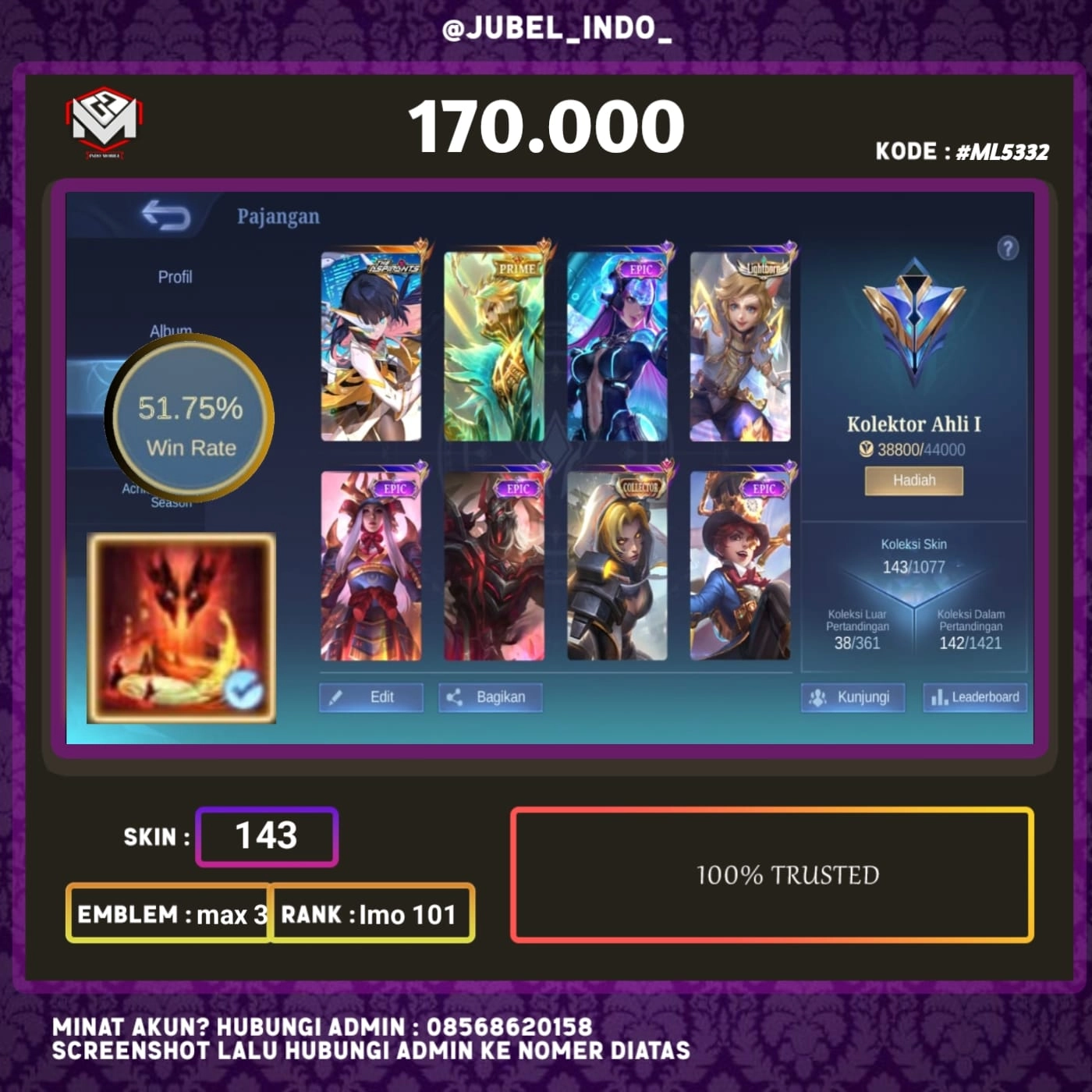 STOK ML #ML5332