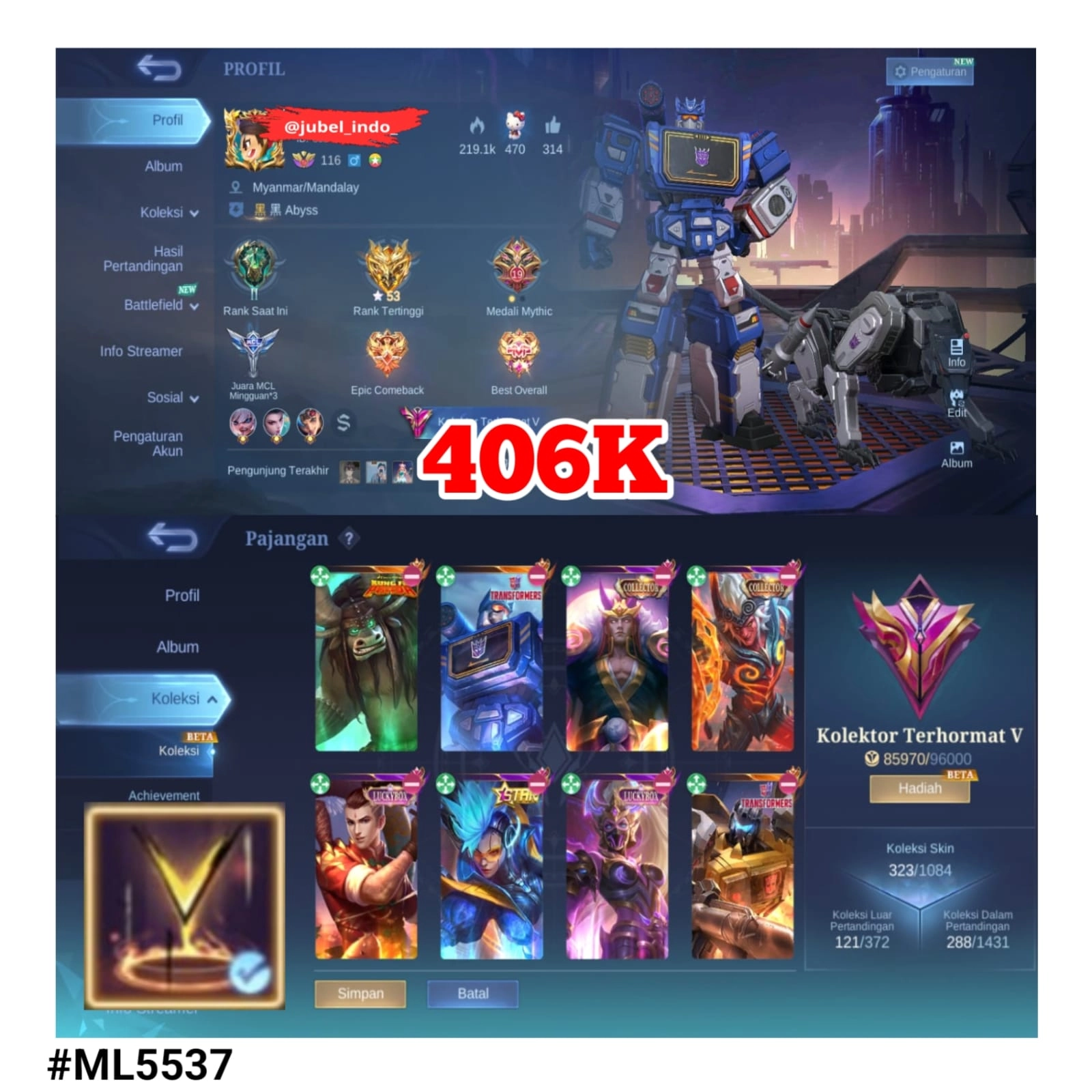 STOK ML #ML5537