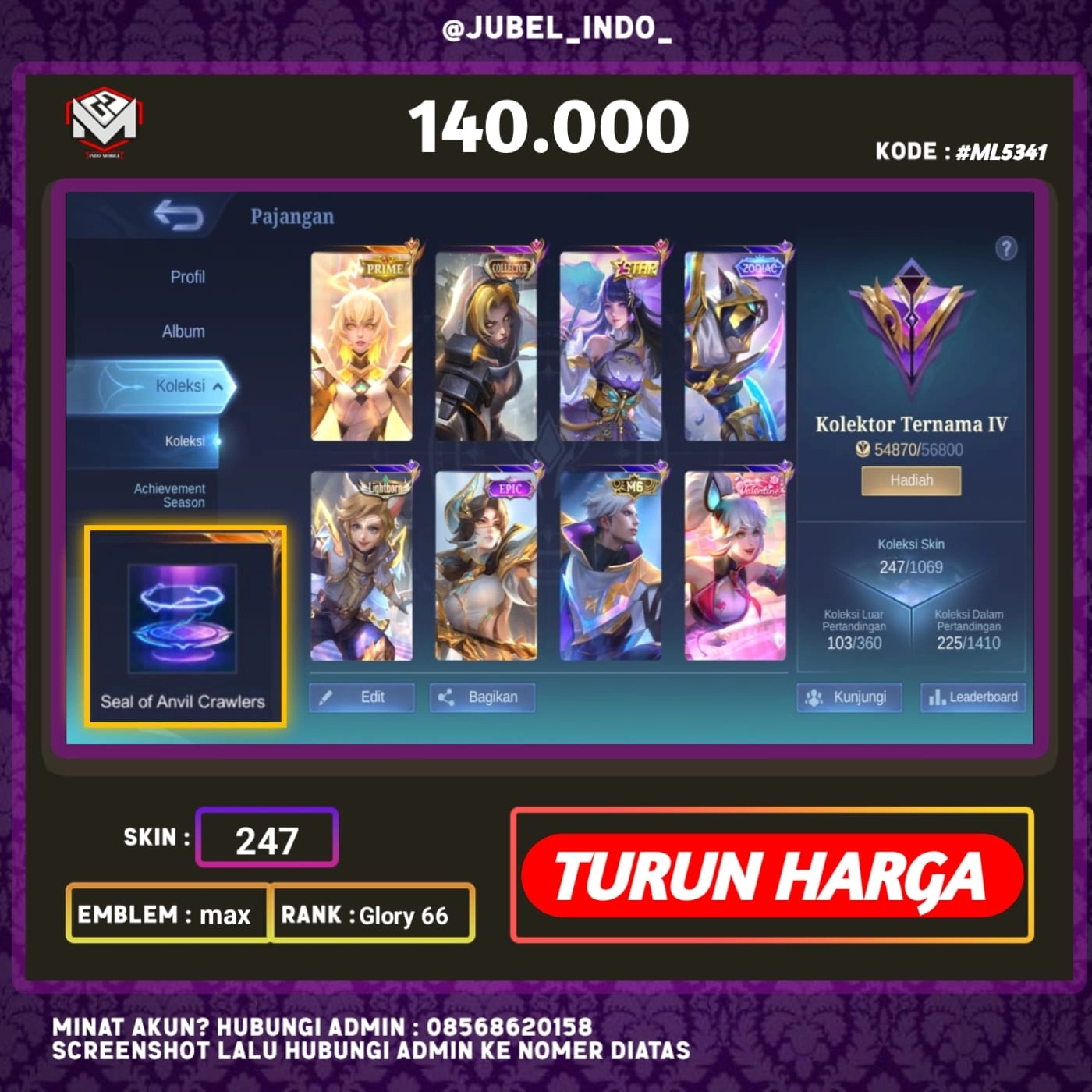 STOK ML #ML5341
