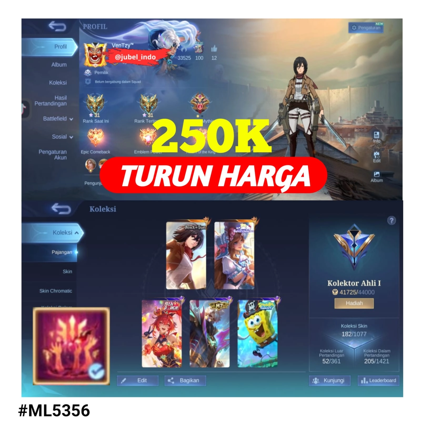 STOK ML #ML5356