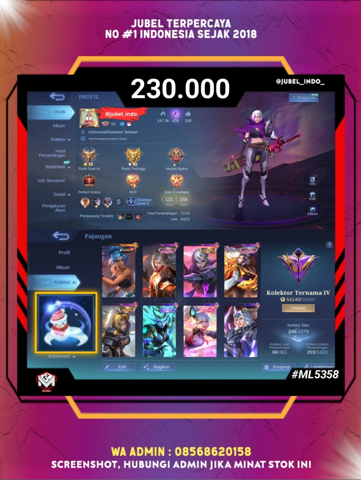 STOK ML #ML5358