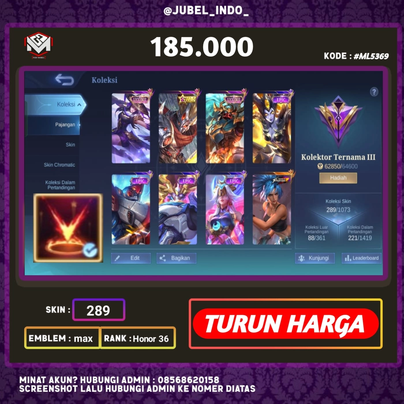 STOK ML #ML5369