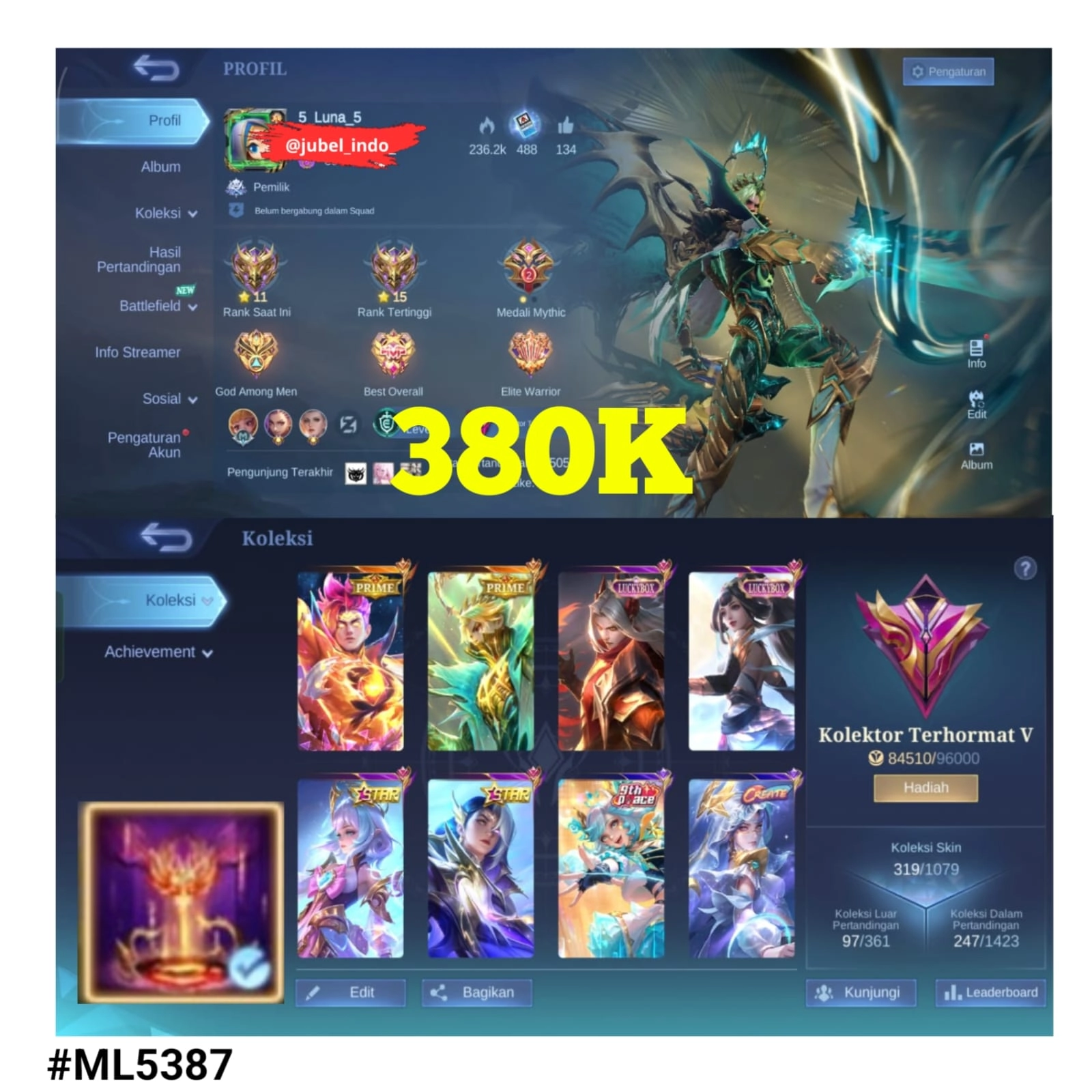 STOK ML #ML5387
