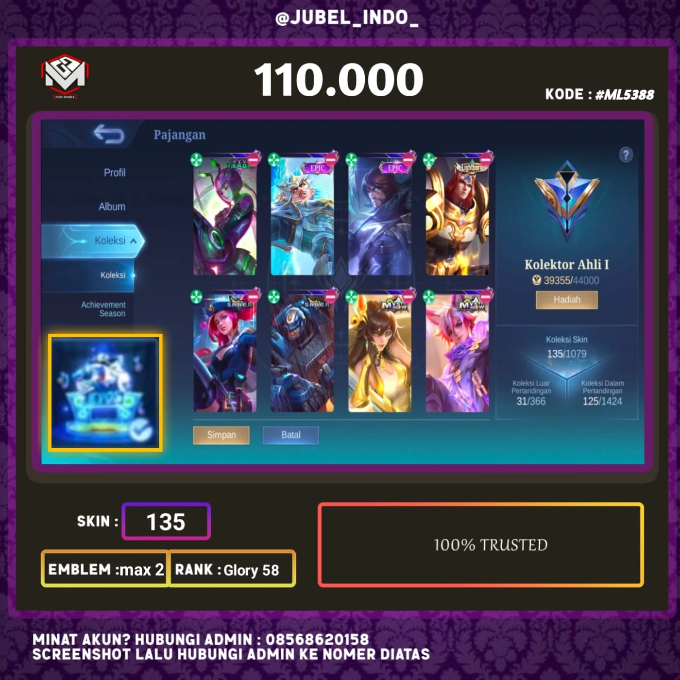 STOK ML #ML5388