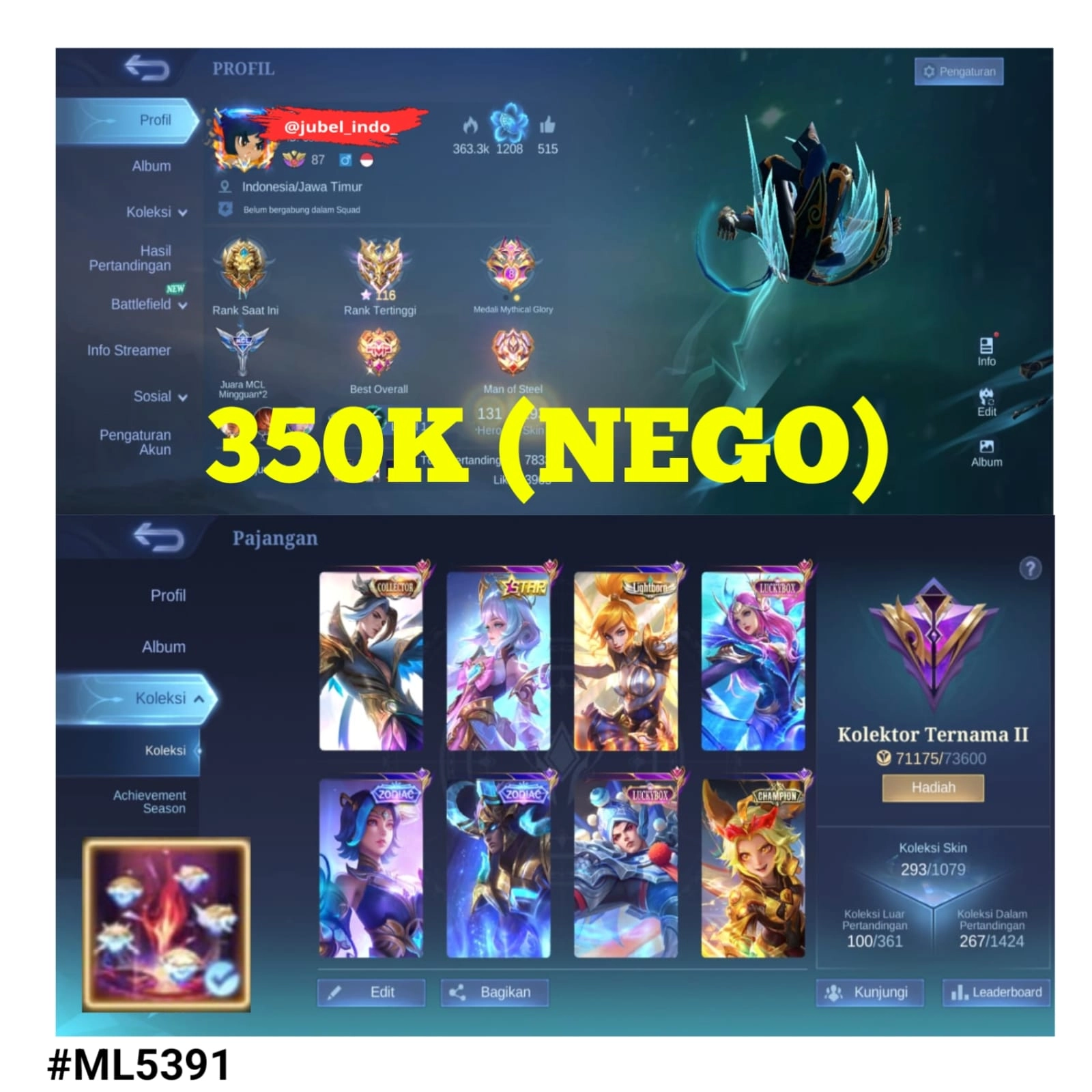 STOK ML #ML5391