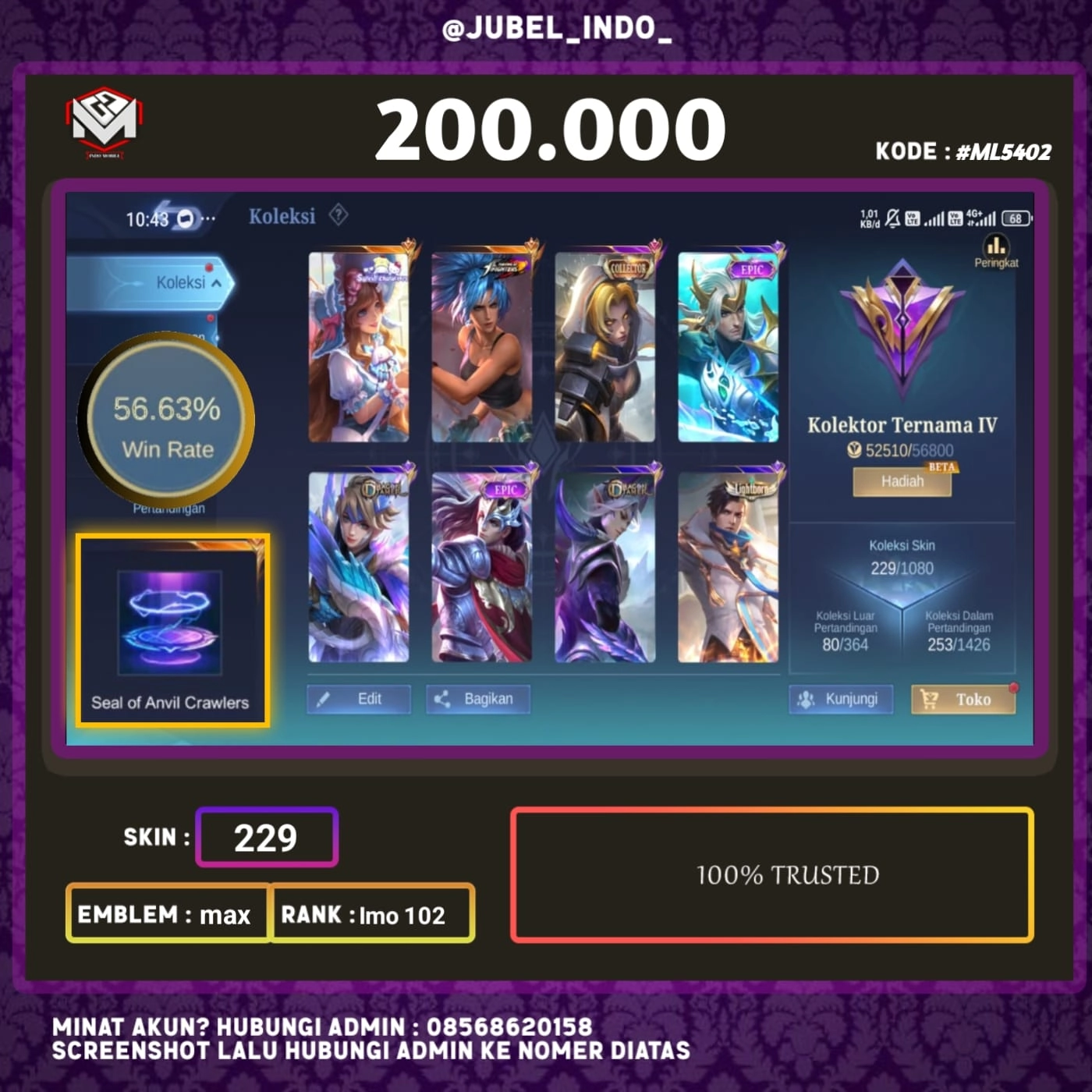 STOK ML #ML5402