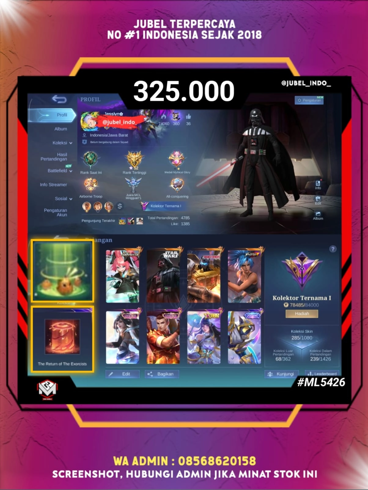 STOK ML #ML5426