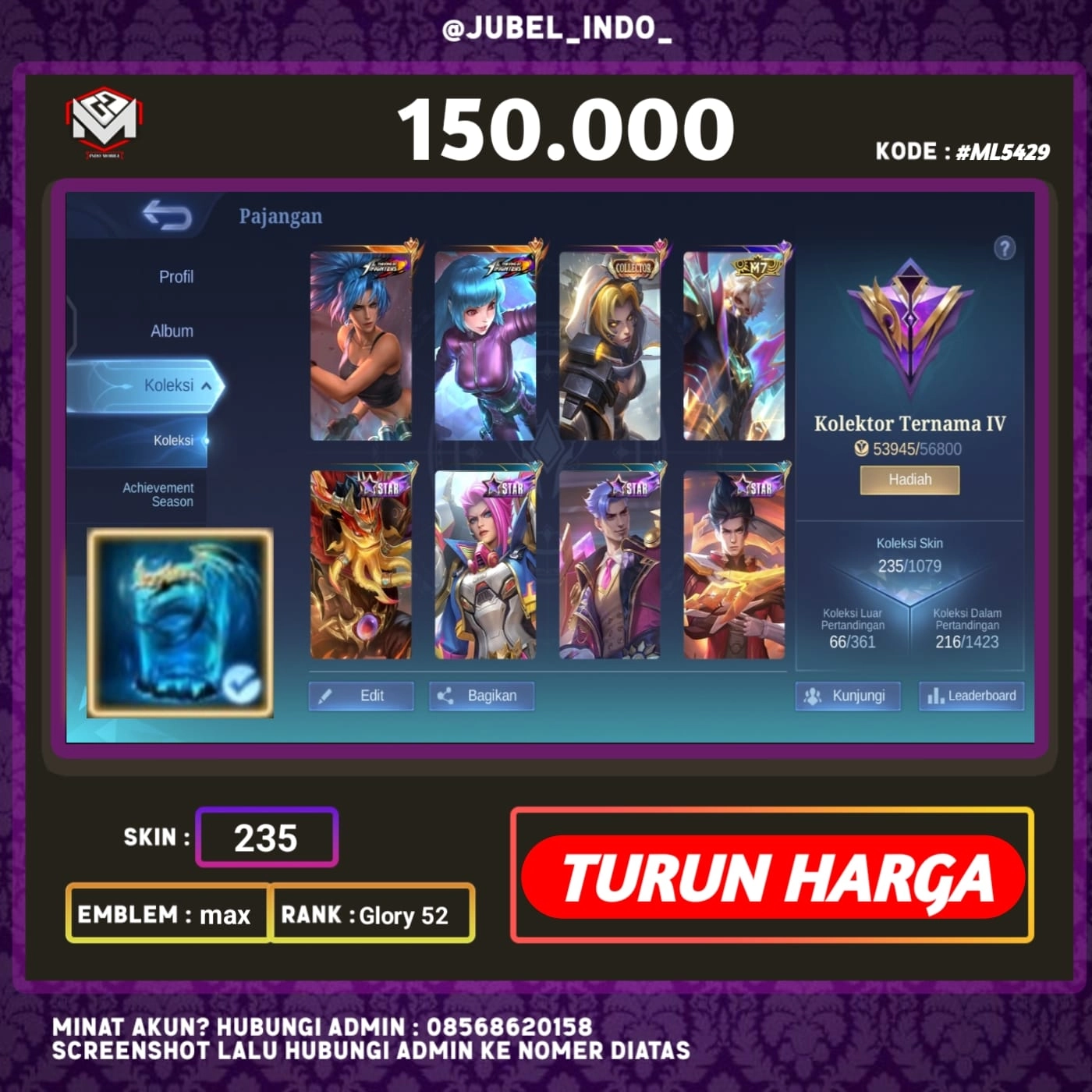 STOK ML #ML5429