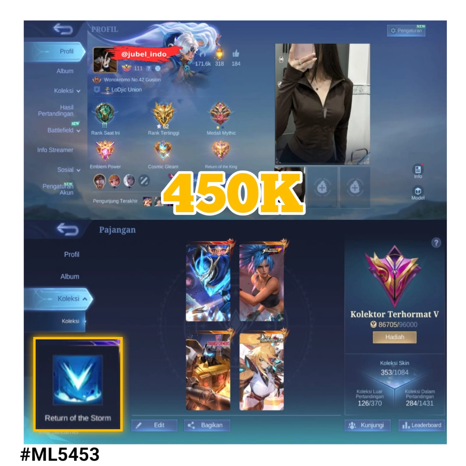 STOK ML #ML5453