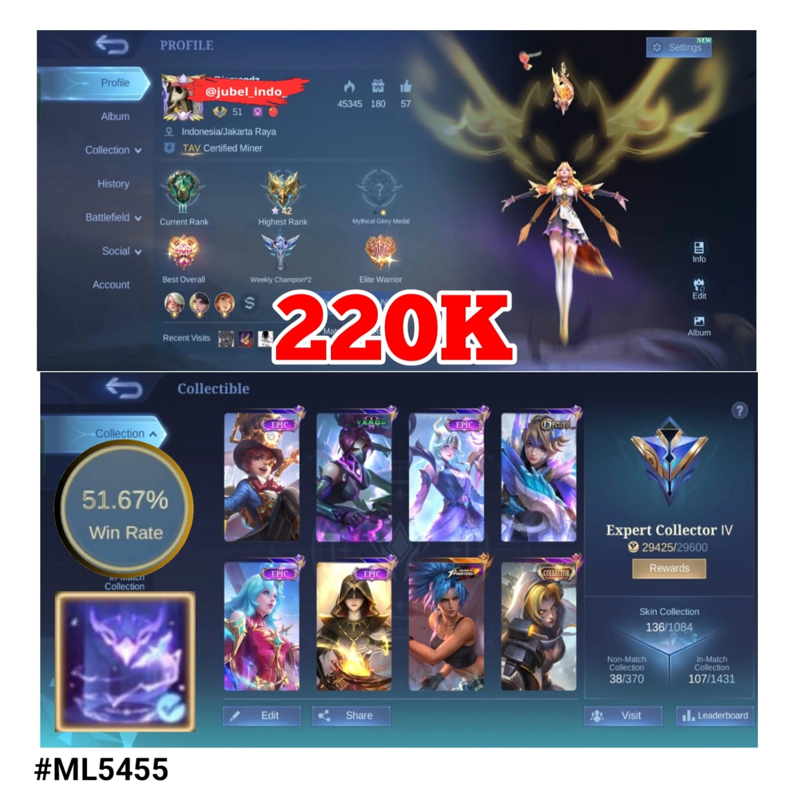 STOK ML #ML5455