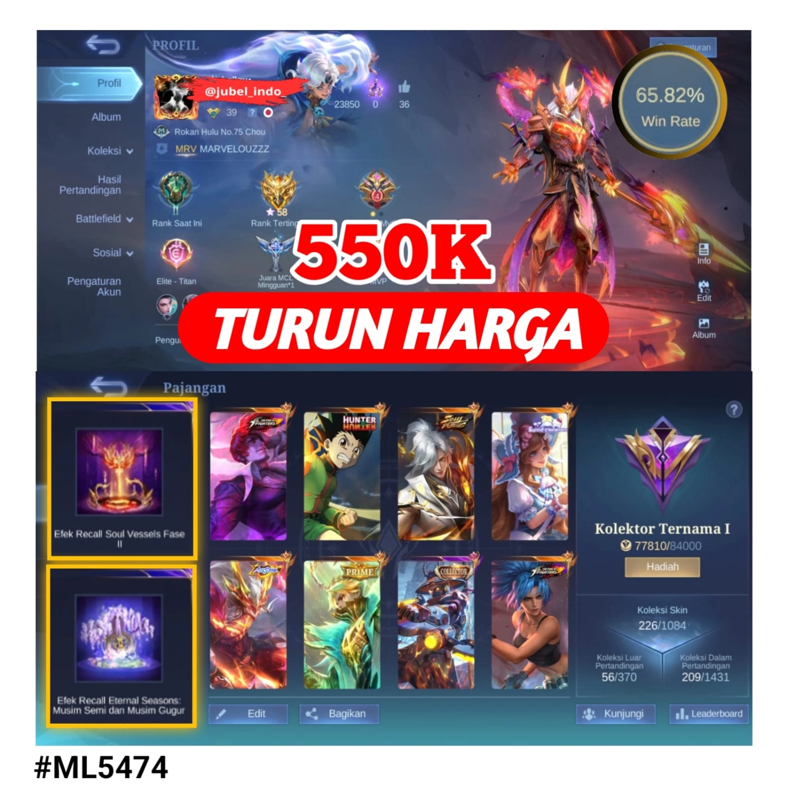 STOK ML #ML5474