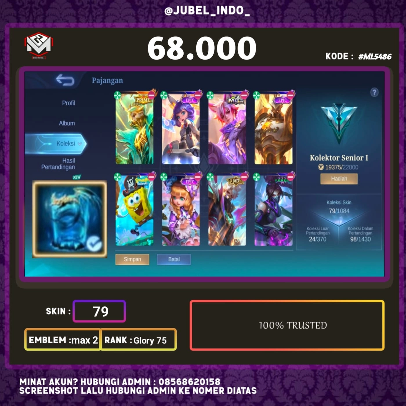 STOK ML #ML5486