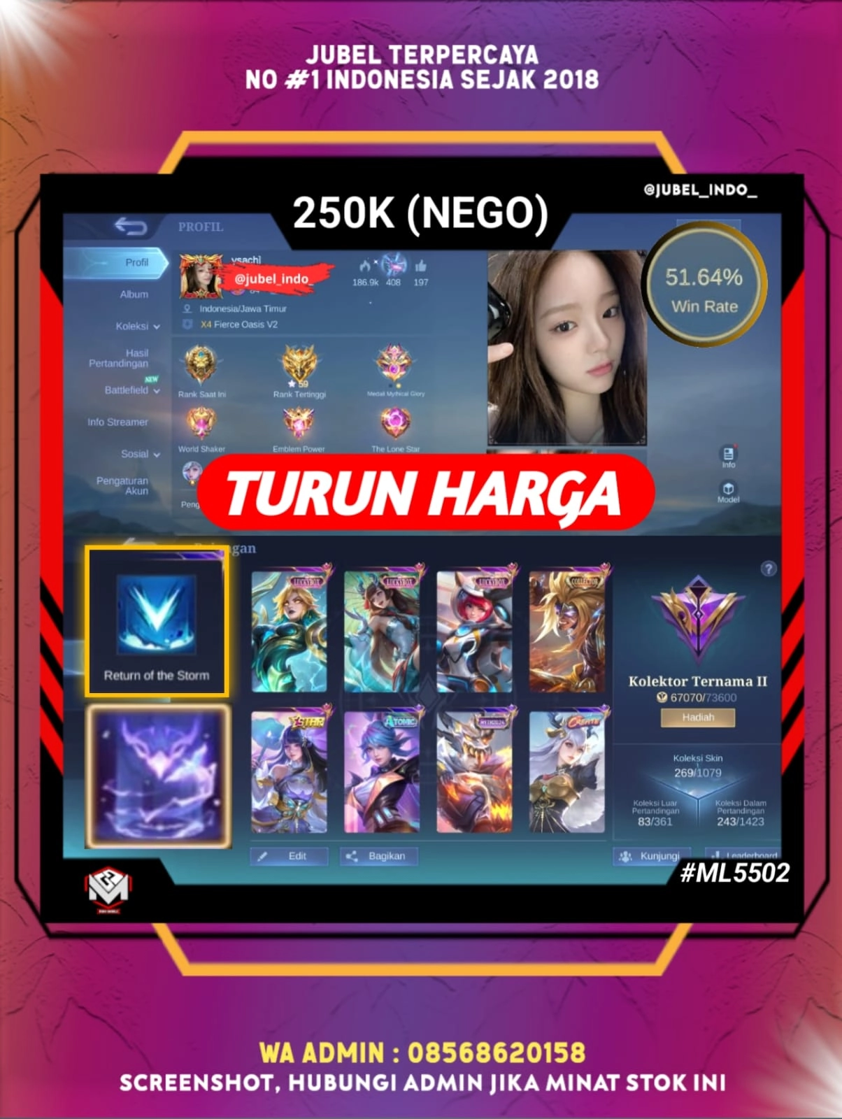 STOK ML #ML5502