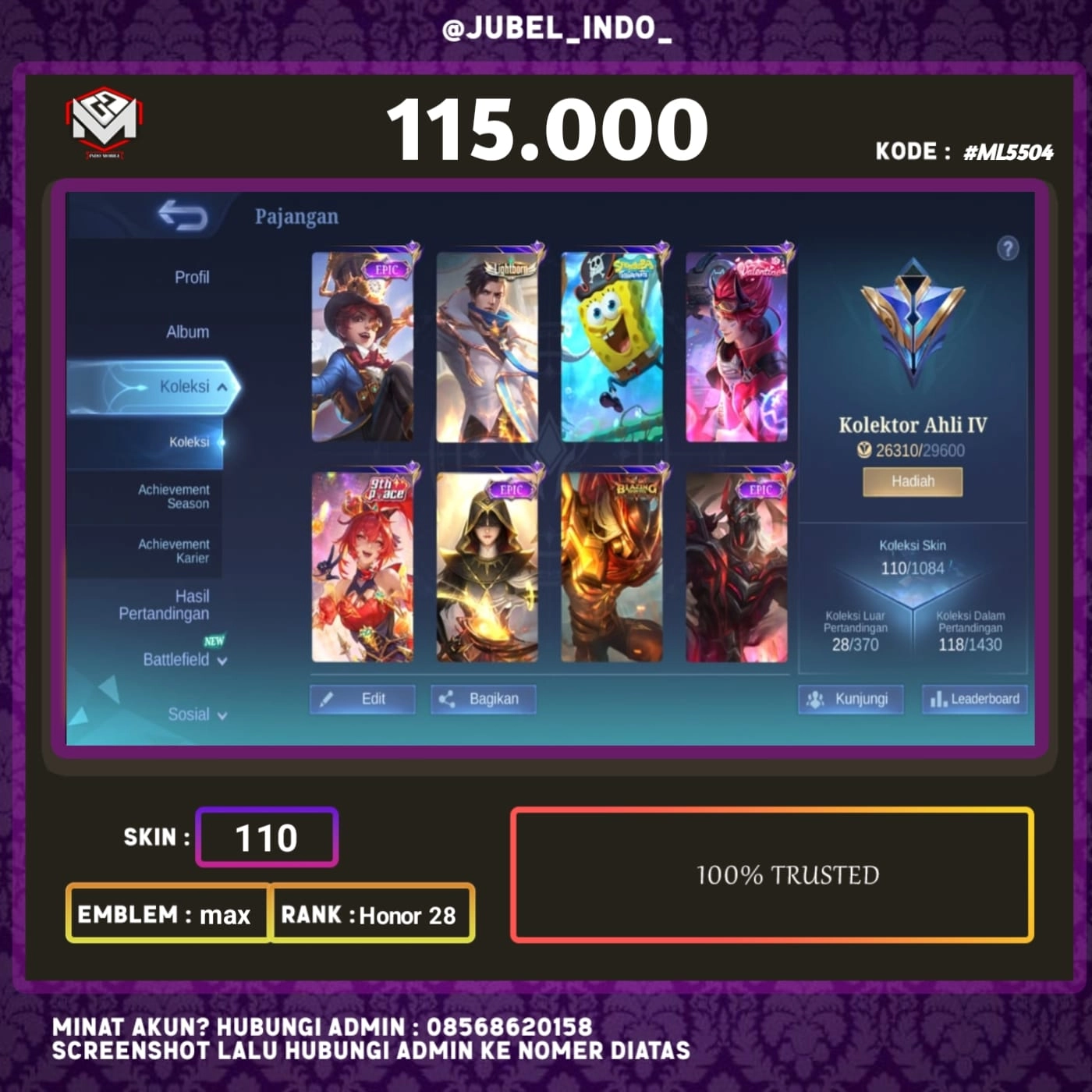 STOK ML #ML5504