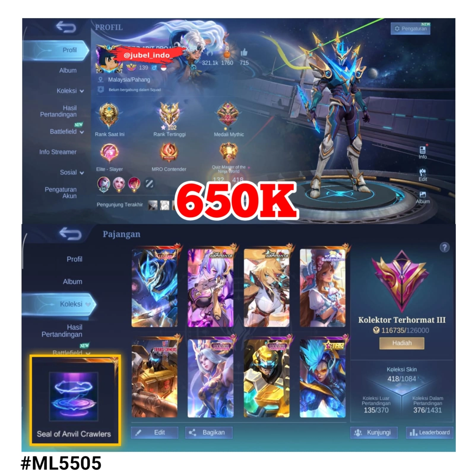 STOK ML #ML5505